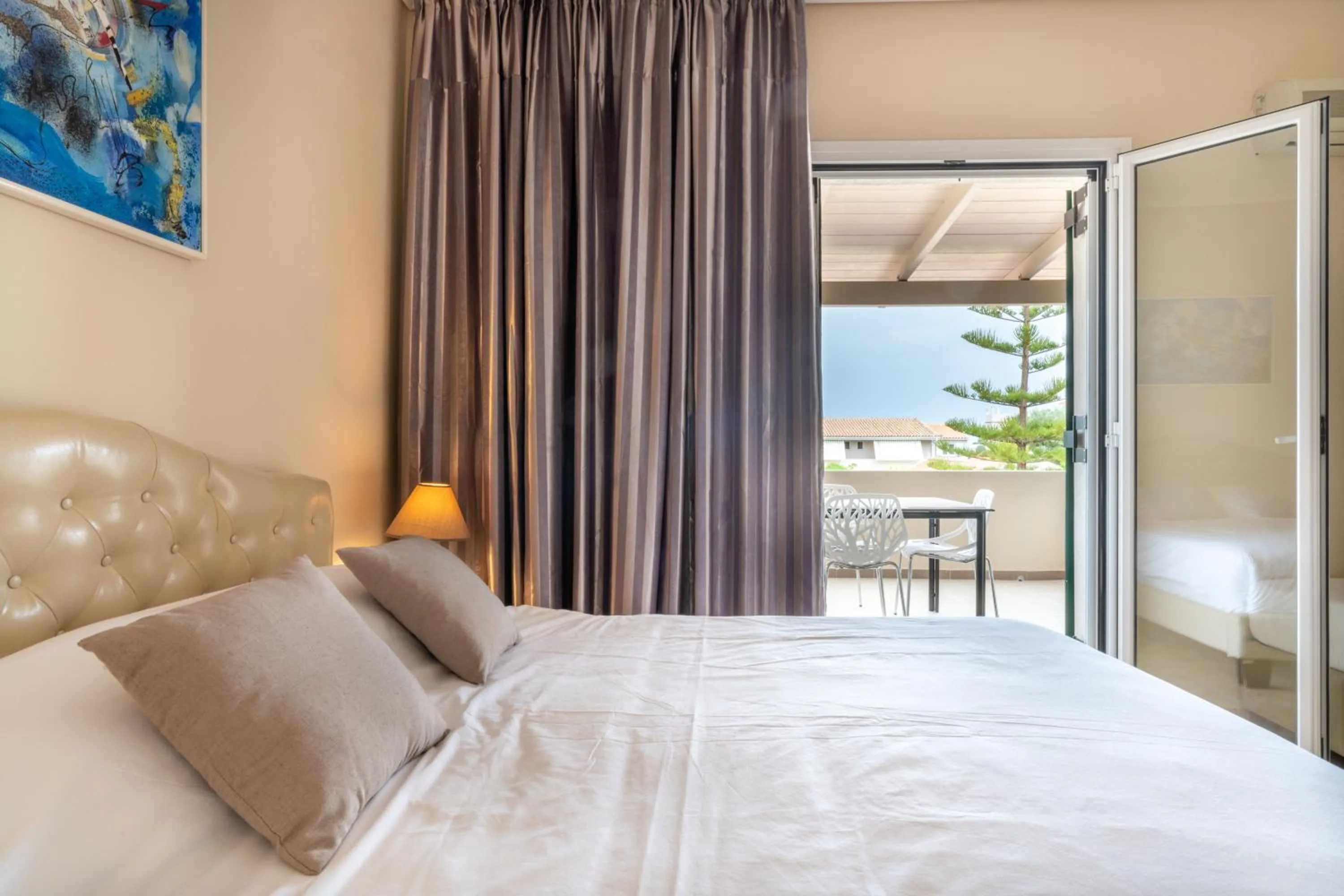 Bedroom, Bed in Residence Poseidon