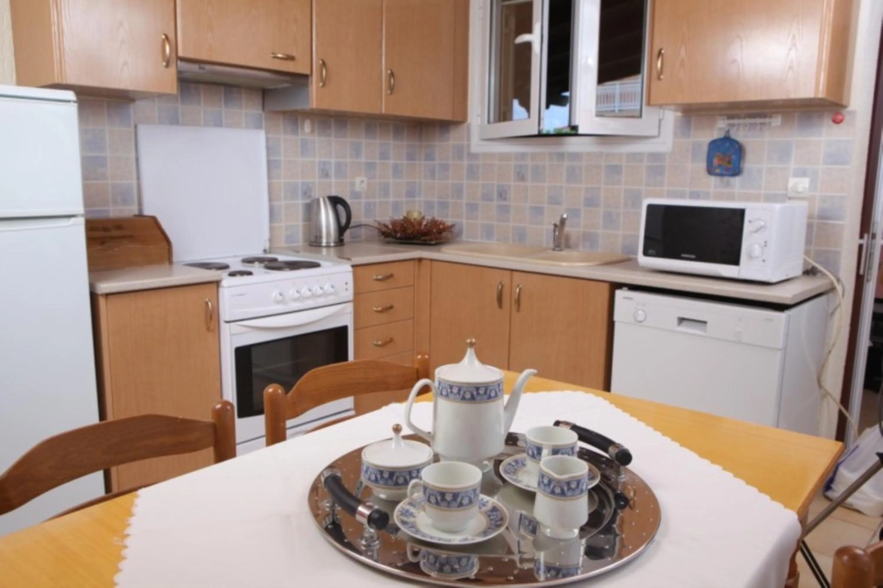 Kitchen or kitchenette in Residence Poseidon