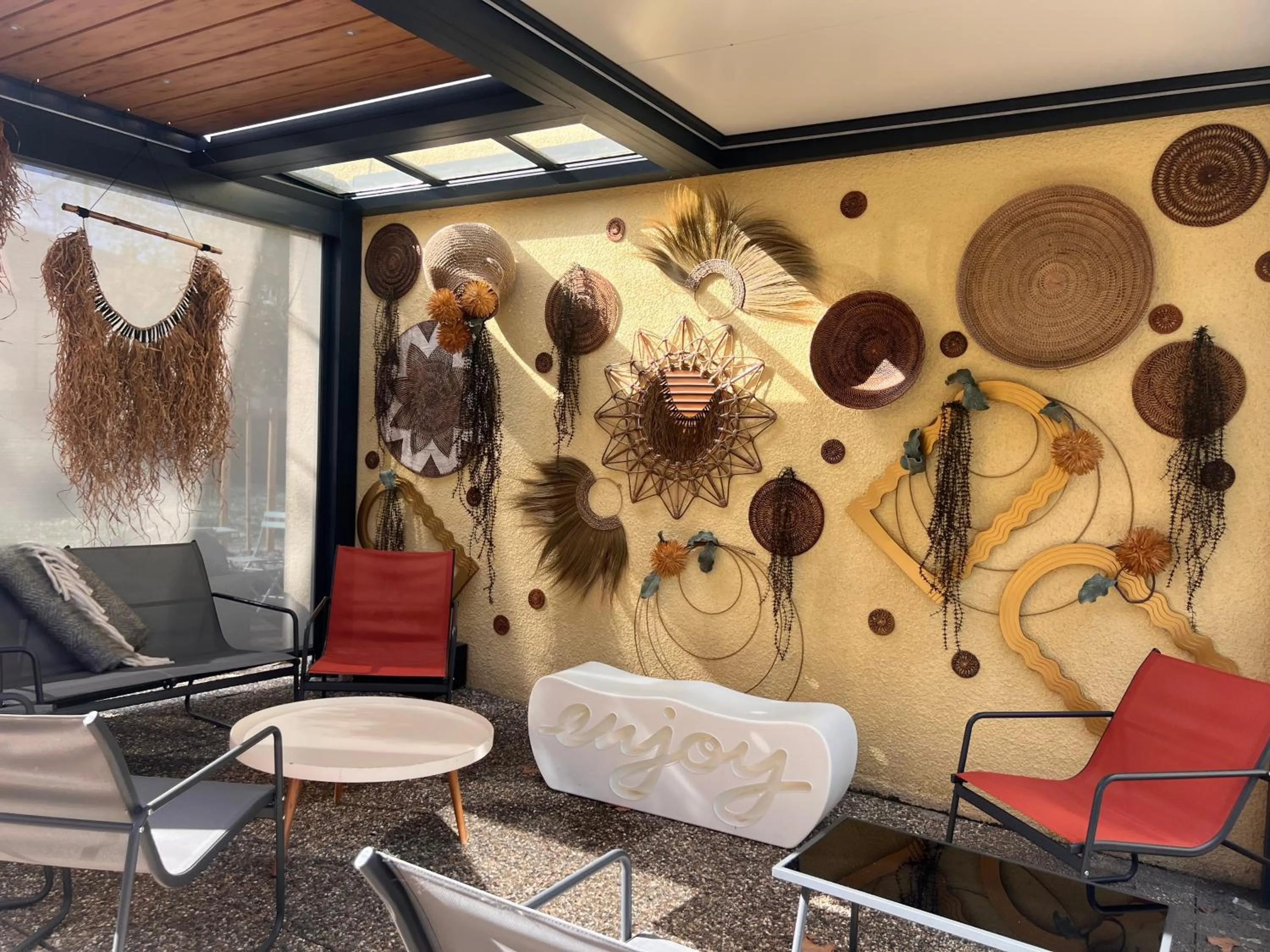 Patio in Hotel Arc-En-Ciel Colmar Contact Hotel