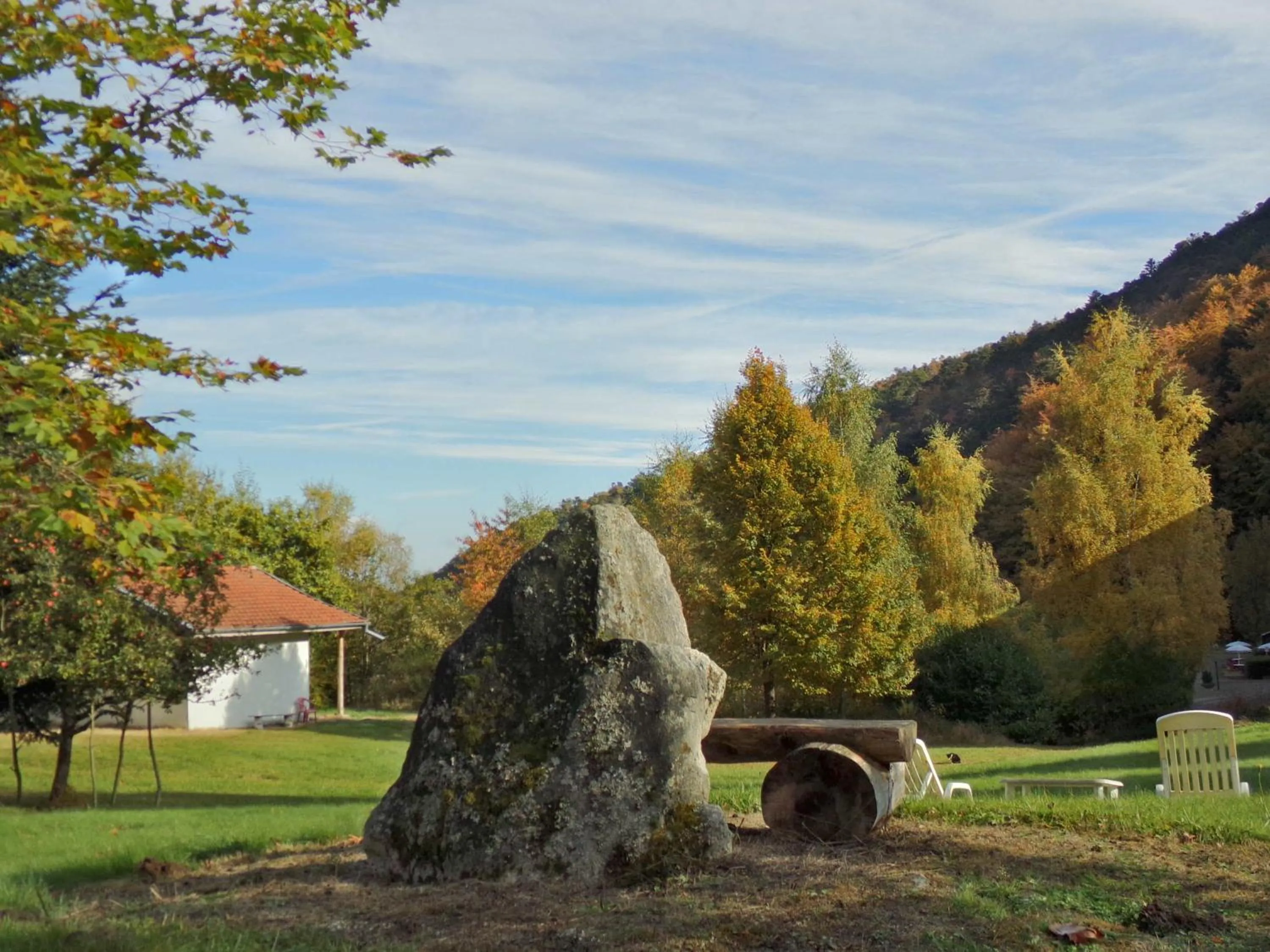 Garden view in Hotel-Spa & Restaurant Logis Domaine Langmatt