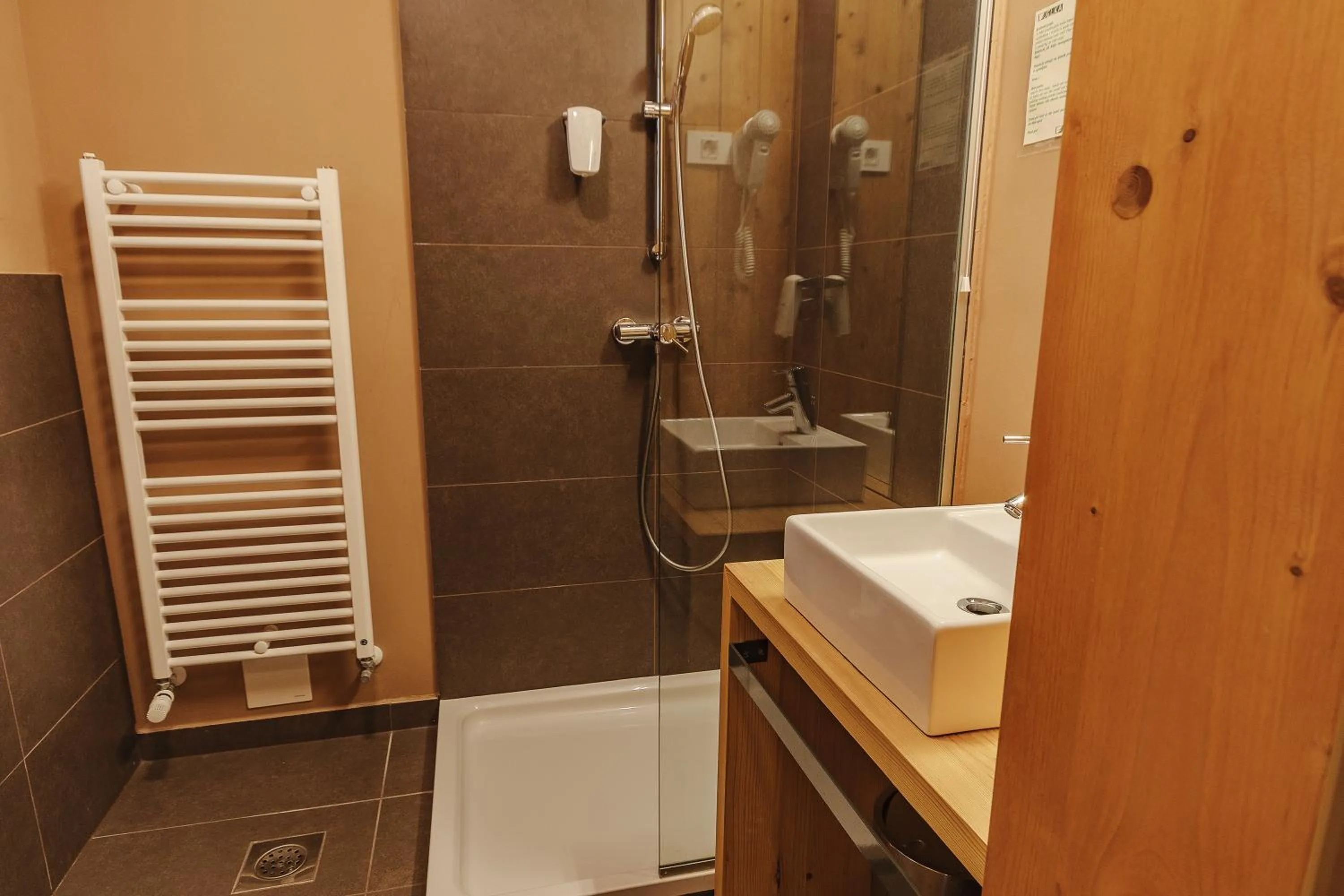 Shower in Hotel Jelka Pokljuka