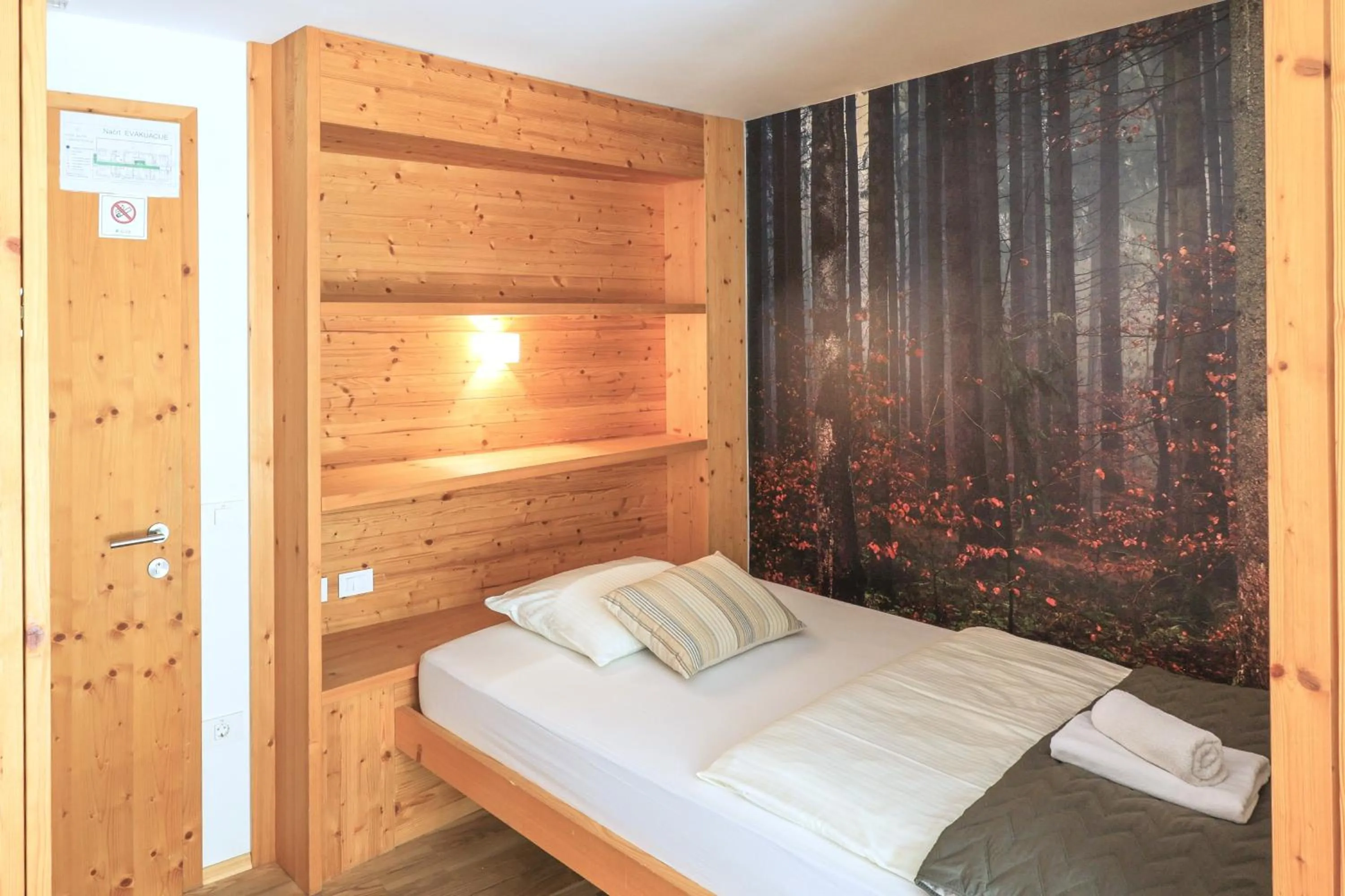 Bed in Hotel Jelka Pokljuka