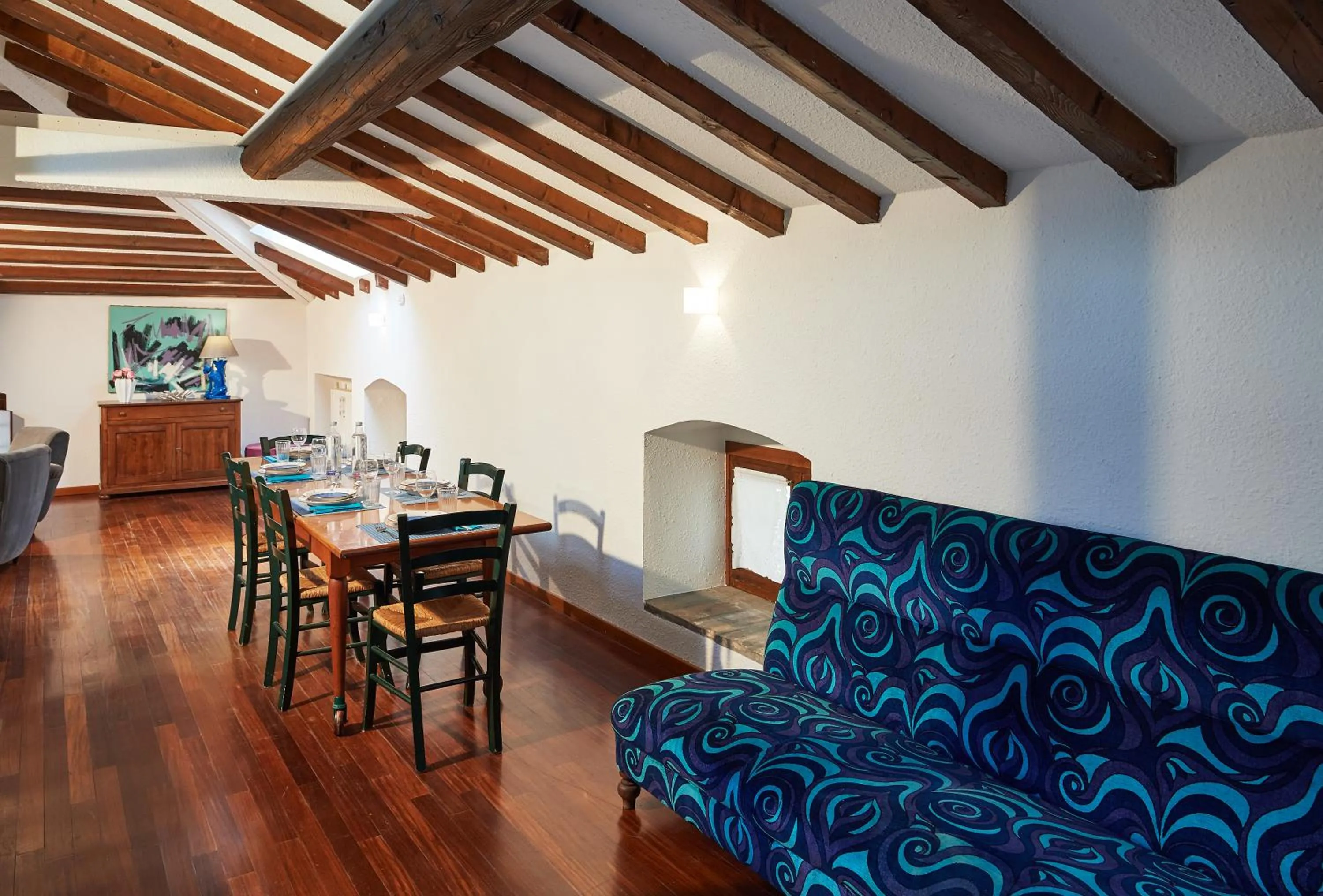 Seating area in La Casa di Giulia-Family Apartment