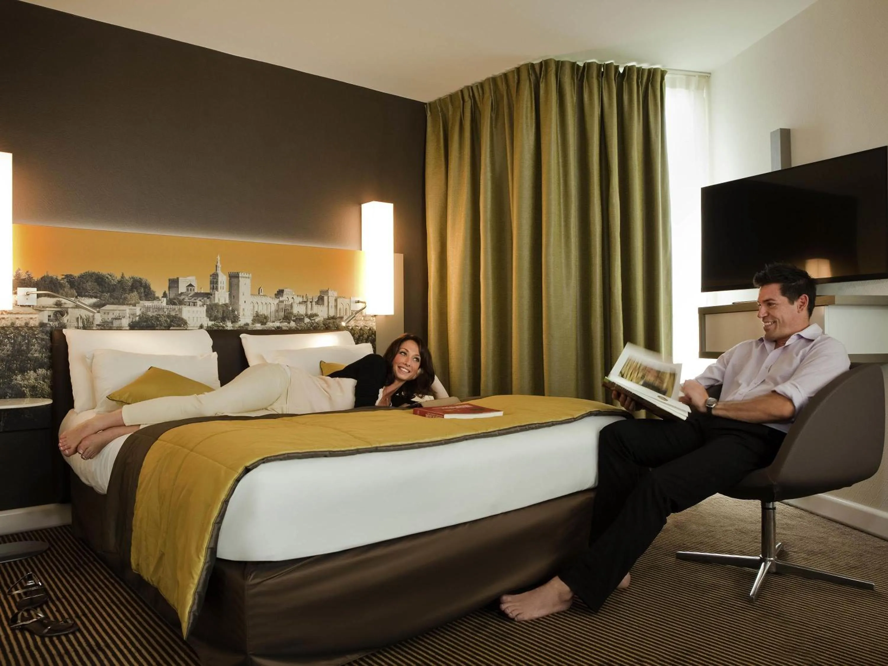 Bedroom, Bed in Mercure Avignon Centre Palais des Papes