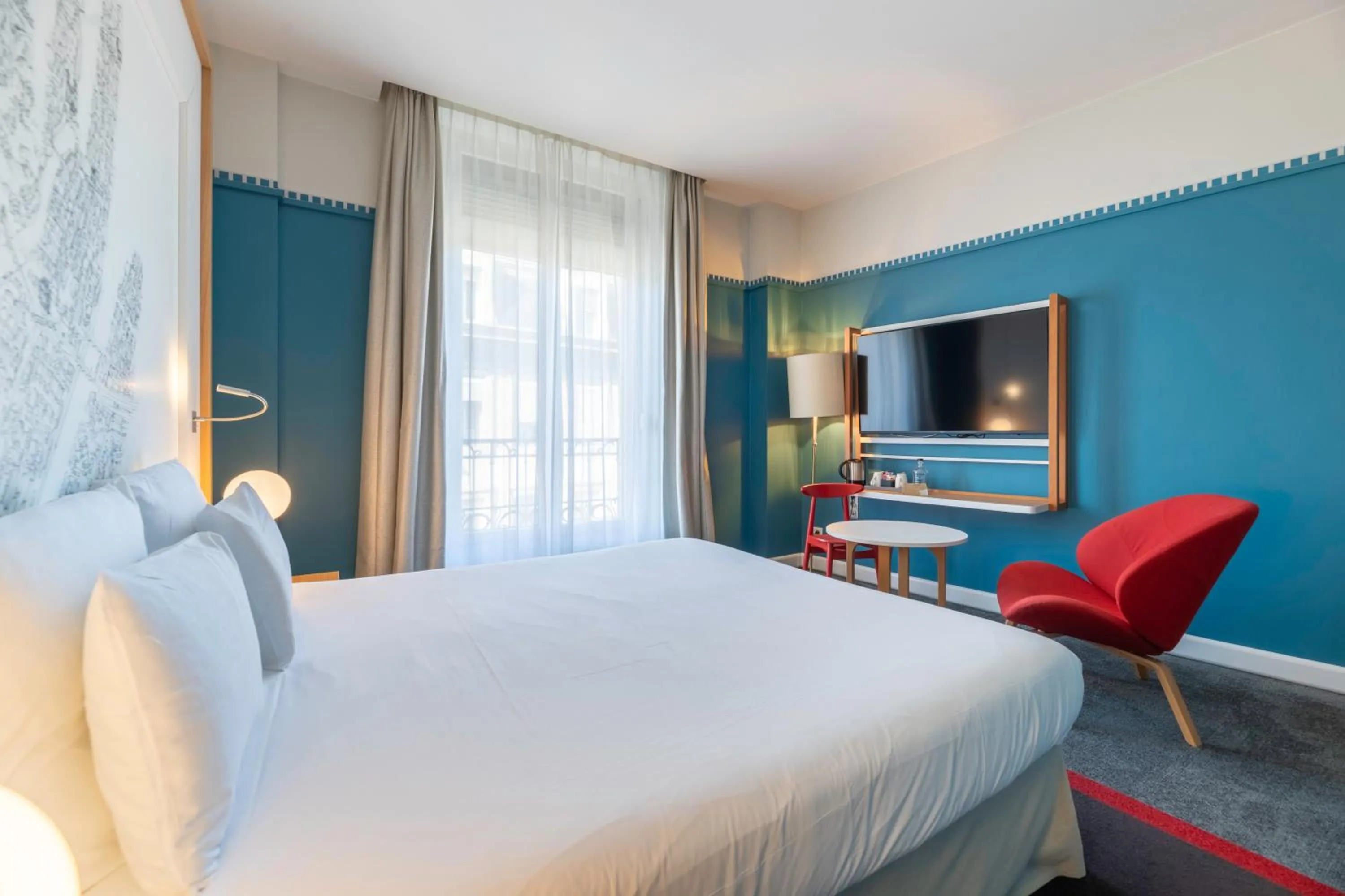 Bedroom, Bed in Mercure Lyon Centre Château Perrache