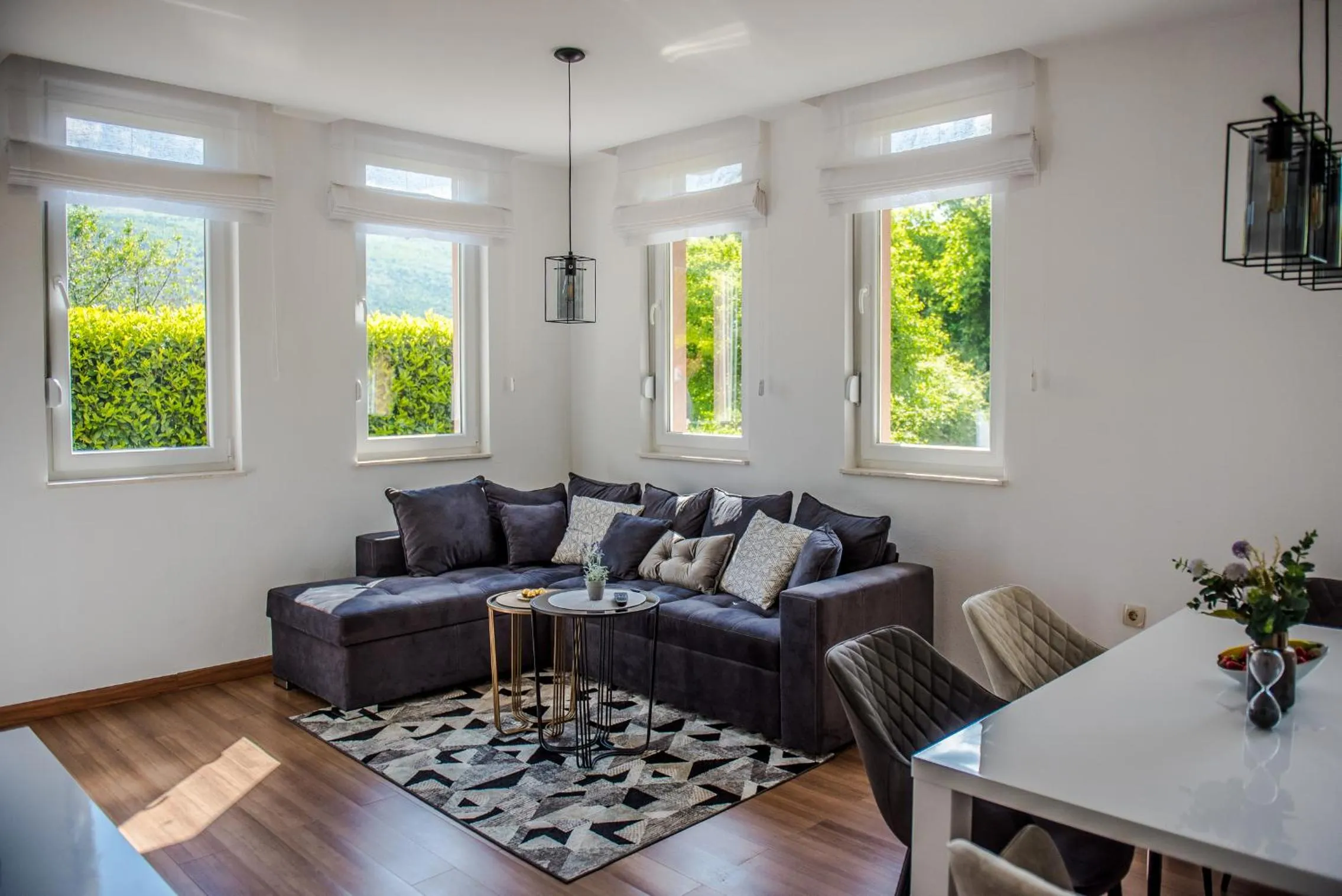 Seating area in Villa Ruža