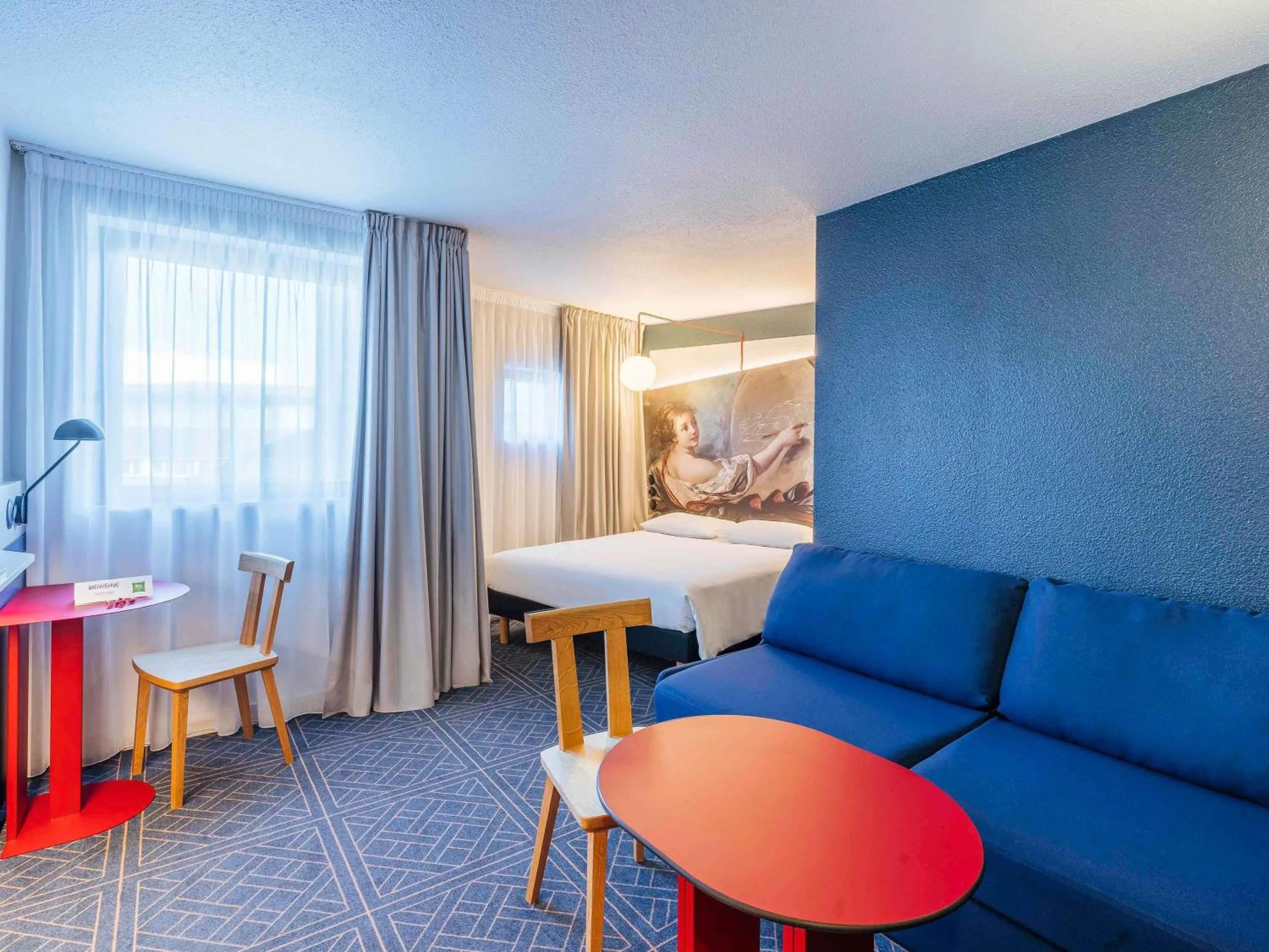 Bedroom in ibis Styles Le Mans Gare Sud