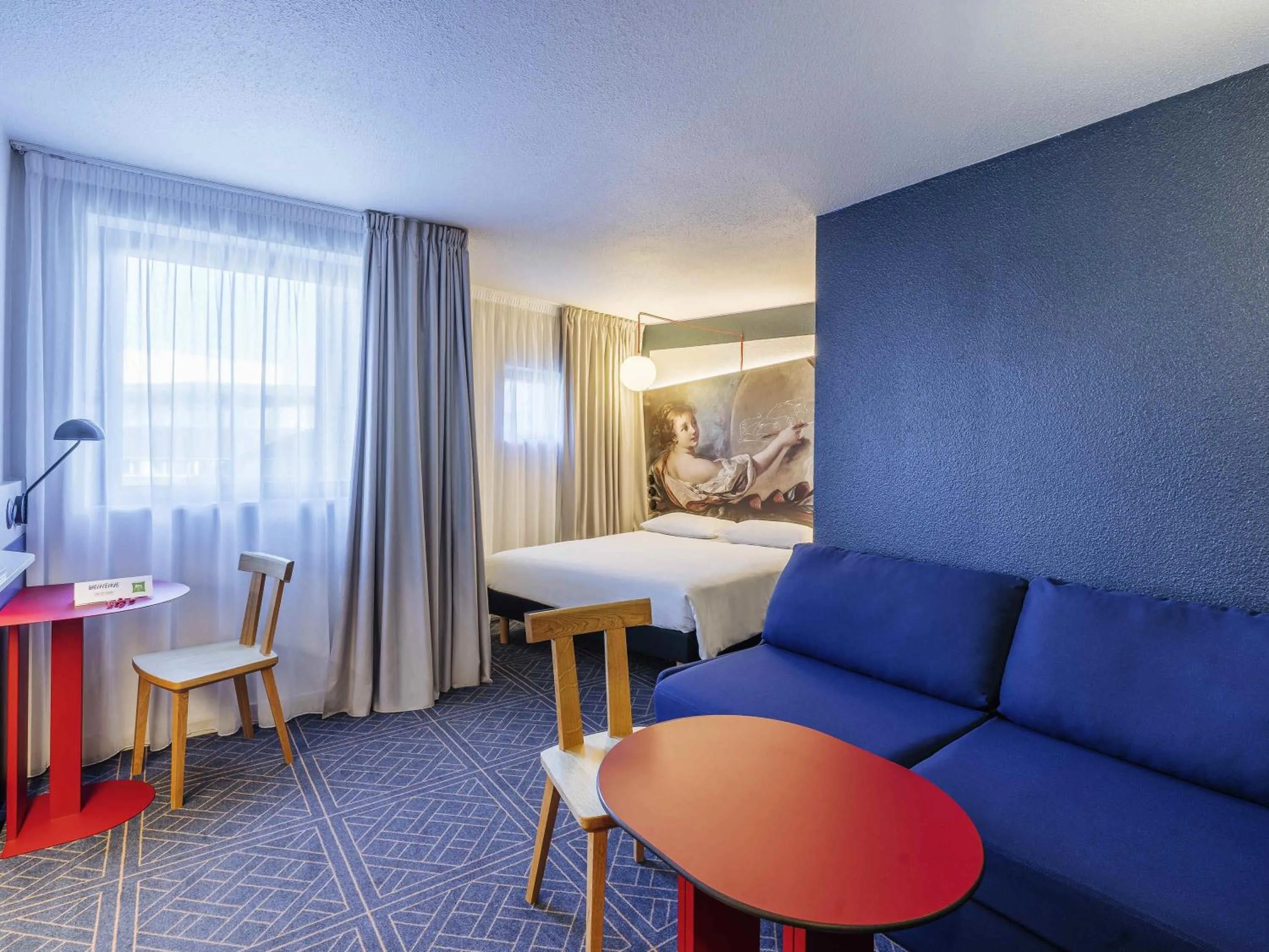 Bedroom in ibis Styles Le Mans Gare Sud