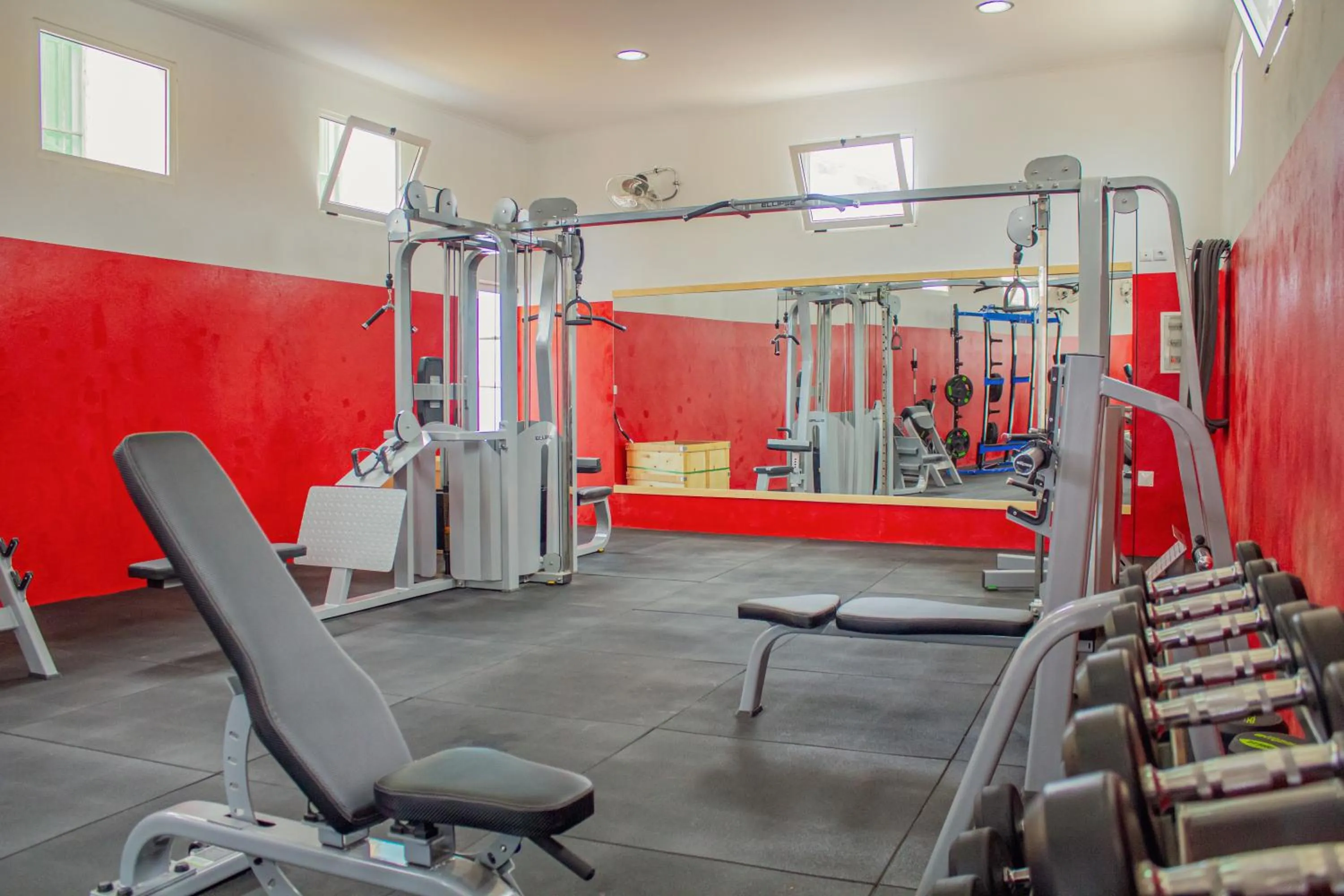 Fitness centre/facilities in Hotel Vitoria