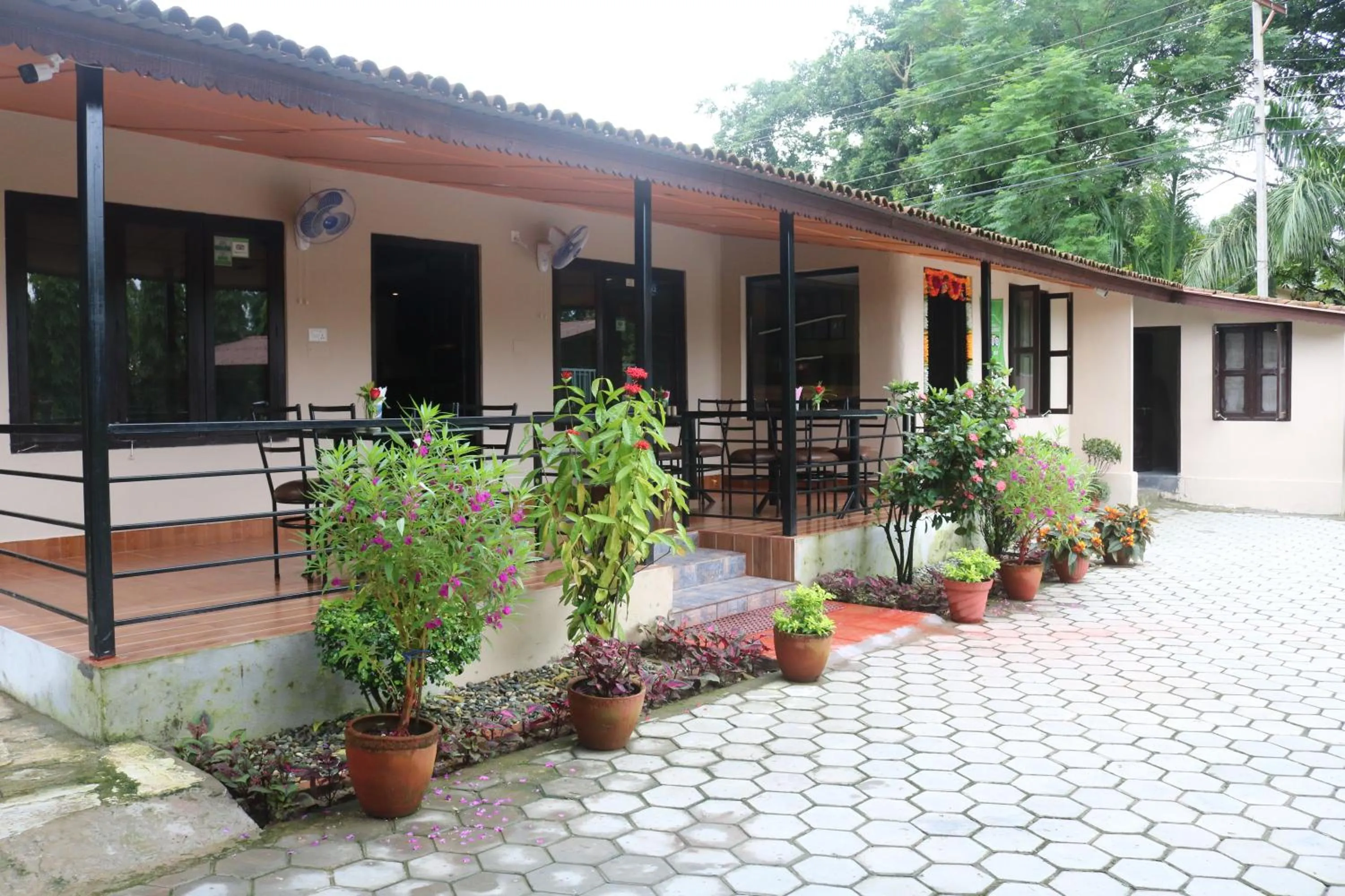 Balcony/Terrace in Chitwan Village Resort