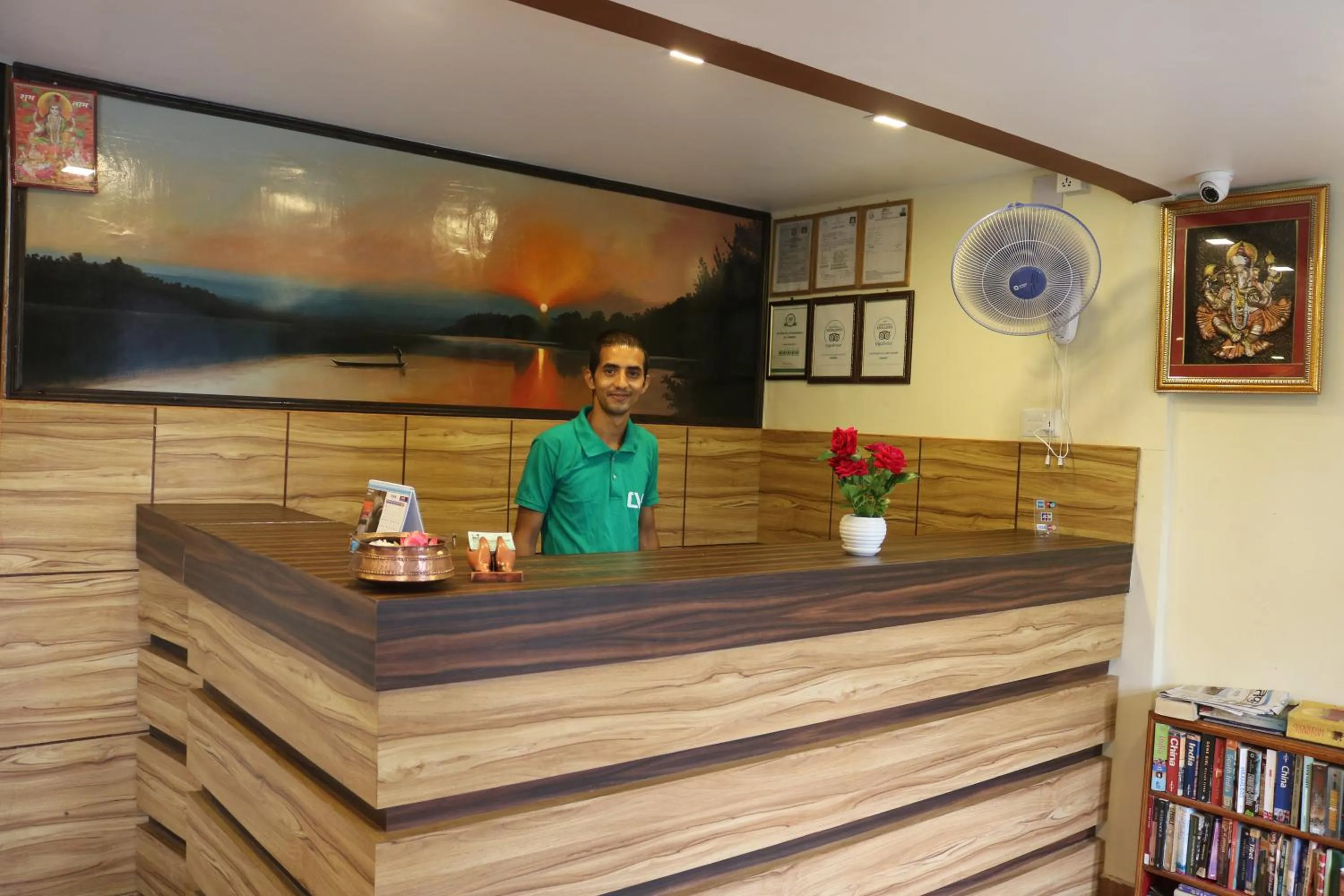 Lobby or reception in Chitwan Village Resort