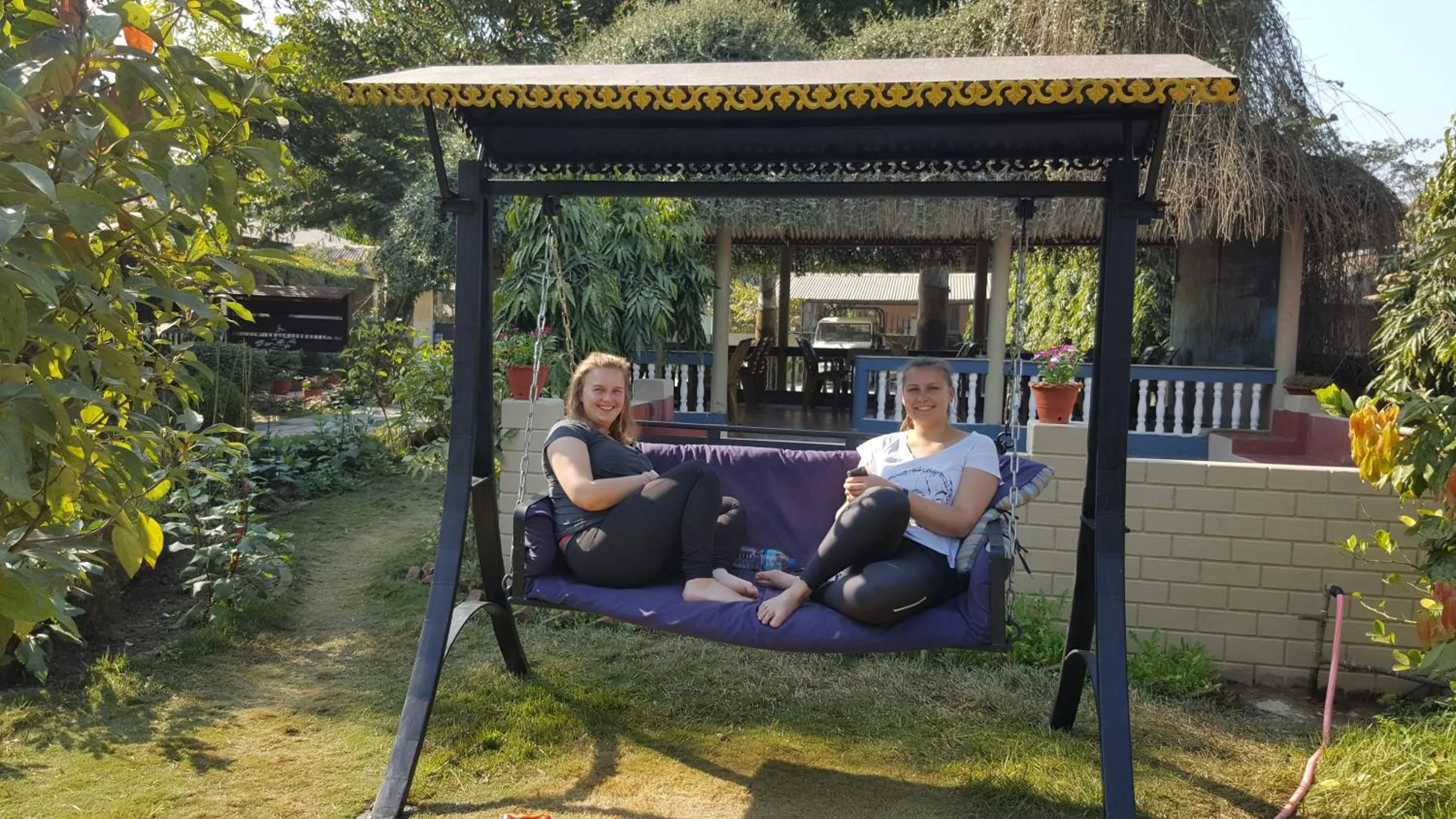 Garden in Chitwan Village Resort