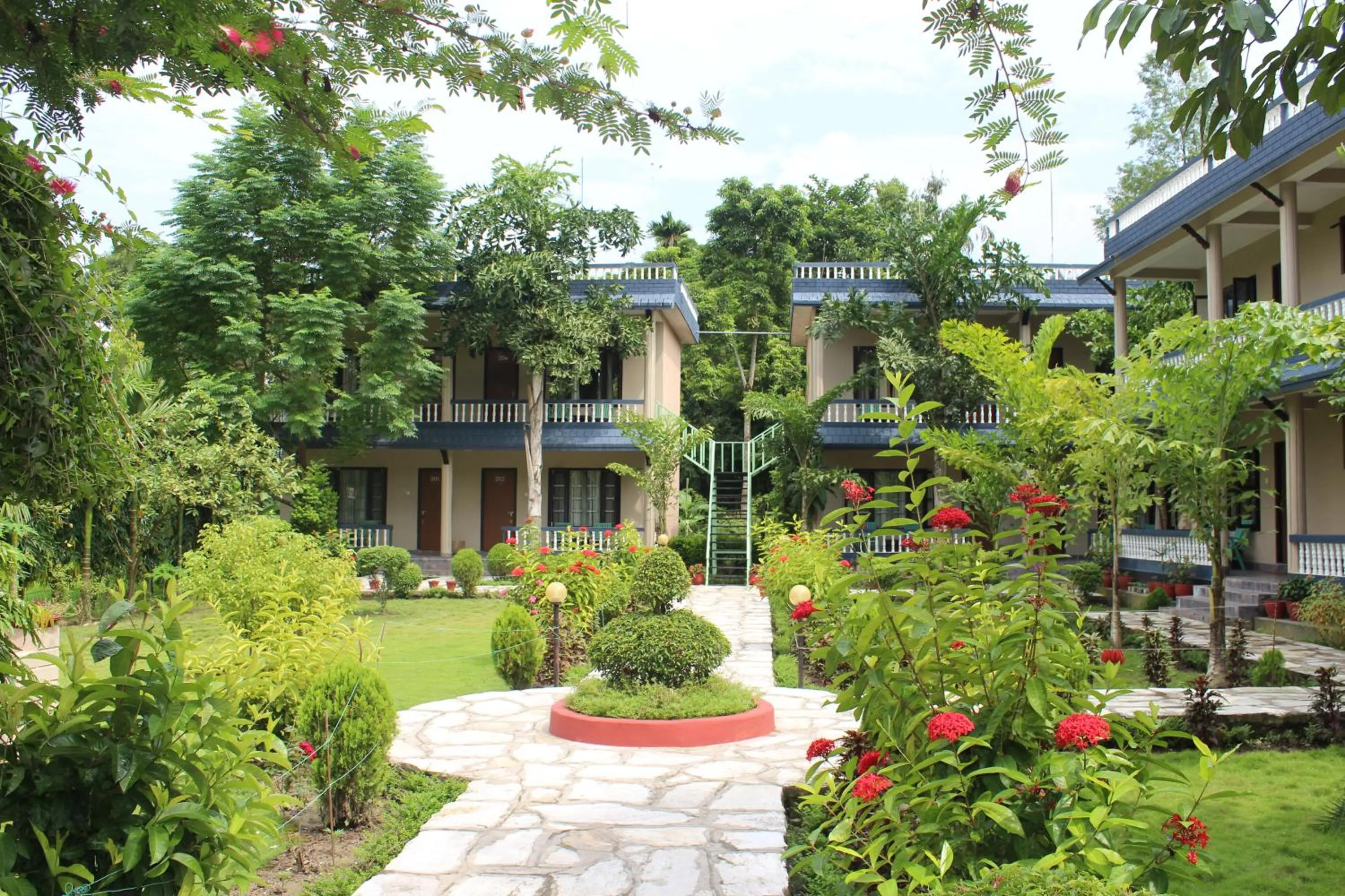 Garden in Chitwan Village Resort
