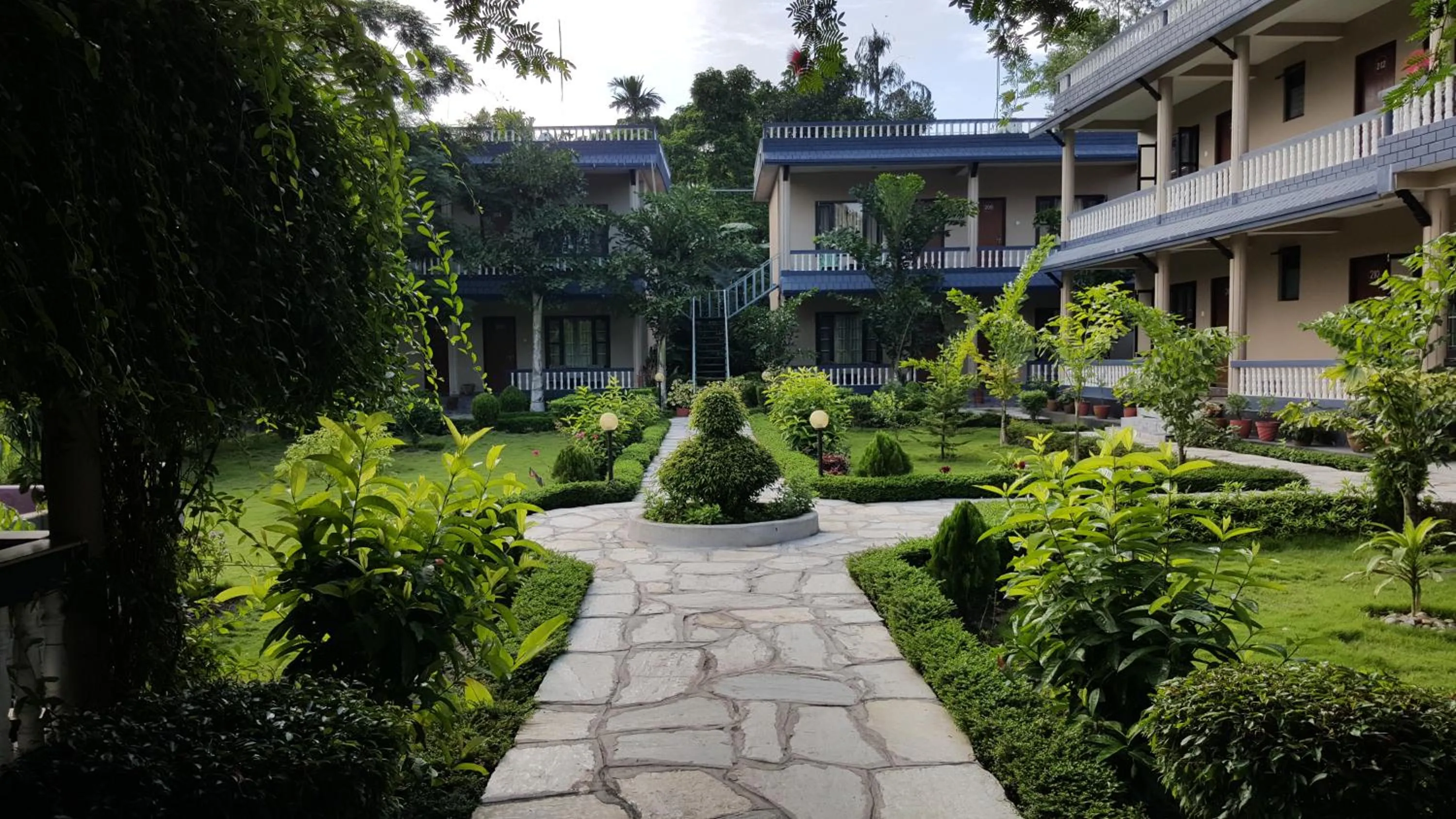 Property building in Chitwan Village Resort