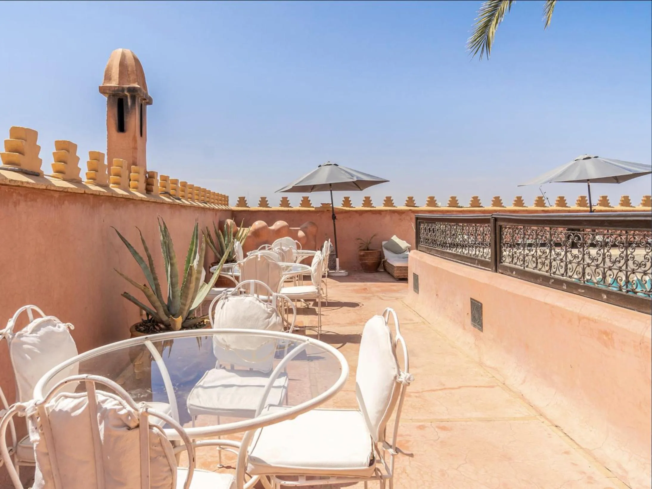 Balcony/Terrace in Riad Zamzam & Spa