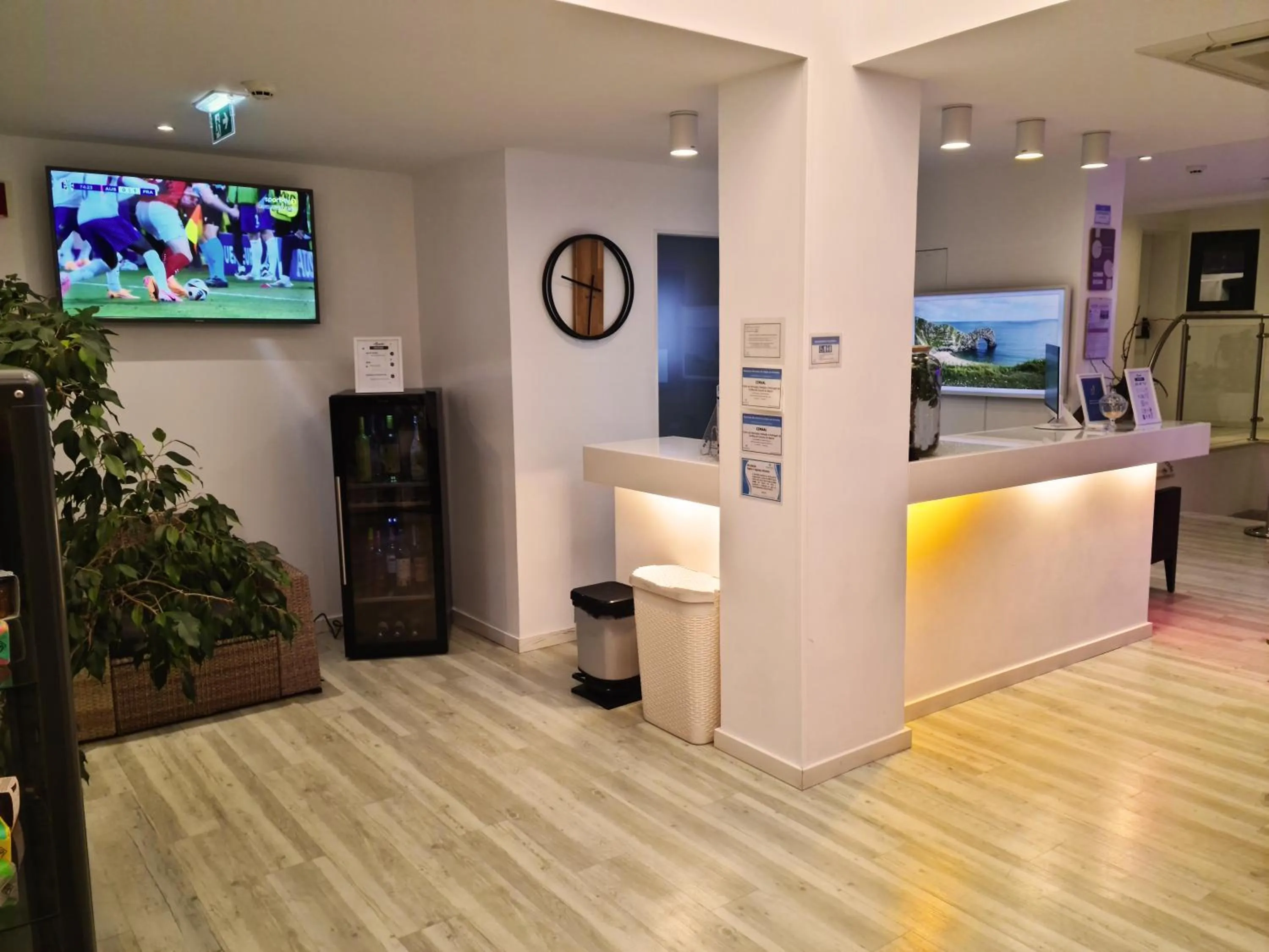 Lobby or reception in Hotel Alcaide