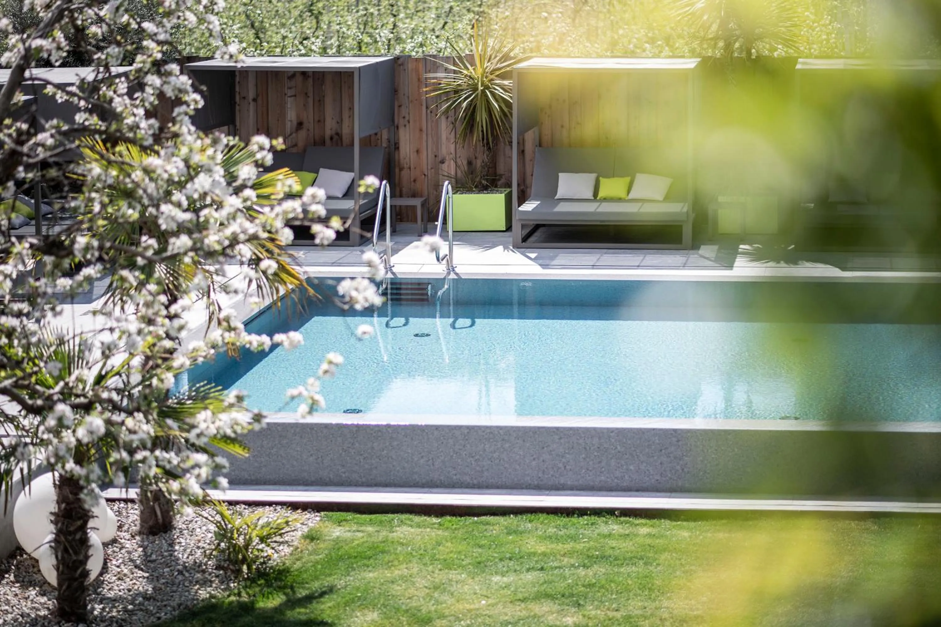 Pool view in Hotel Pfeiss