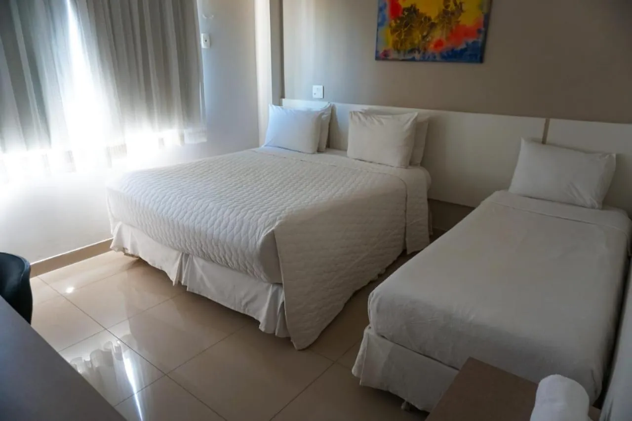 Bed in Hotel Pedra Negra Gov. Valadares