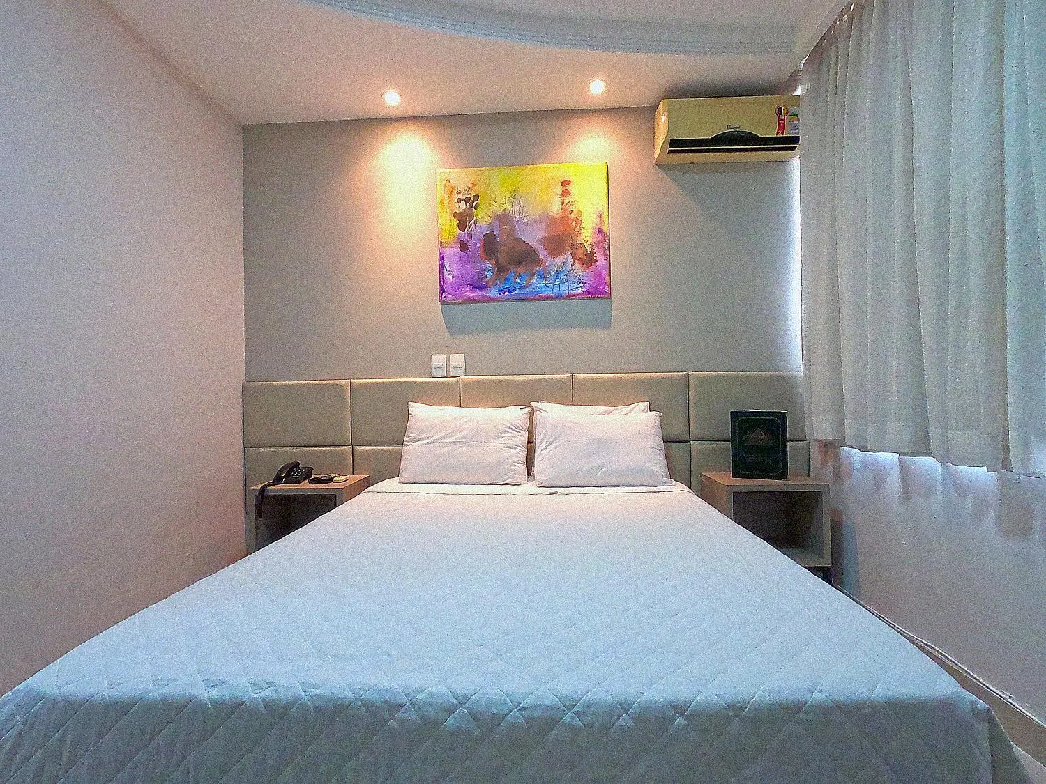 Bed in Hotel Pedra Negra Gov. Valadares