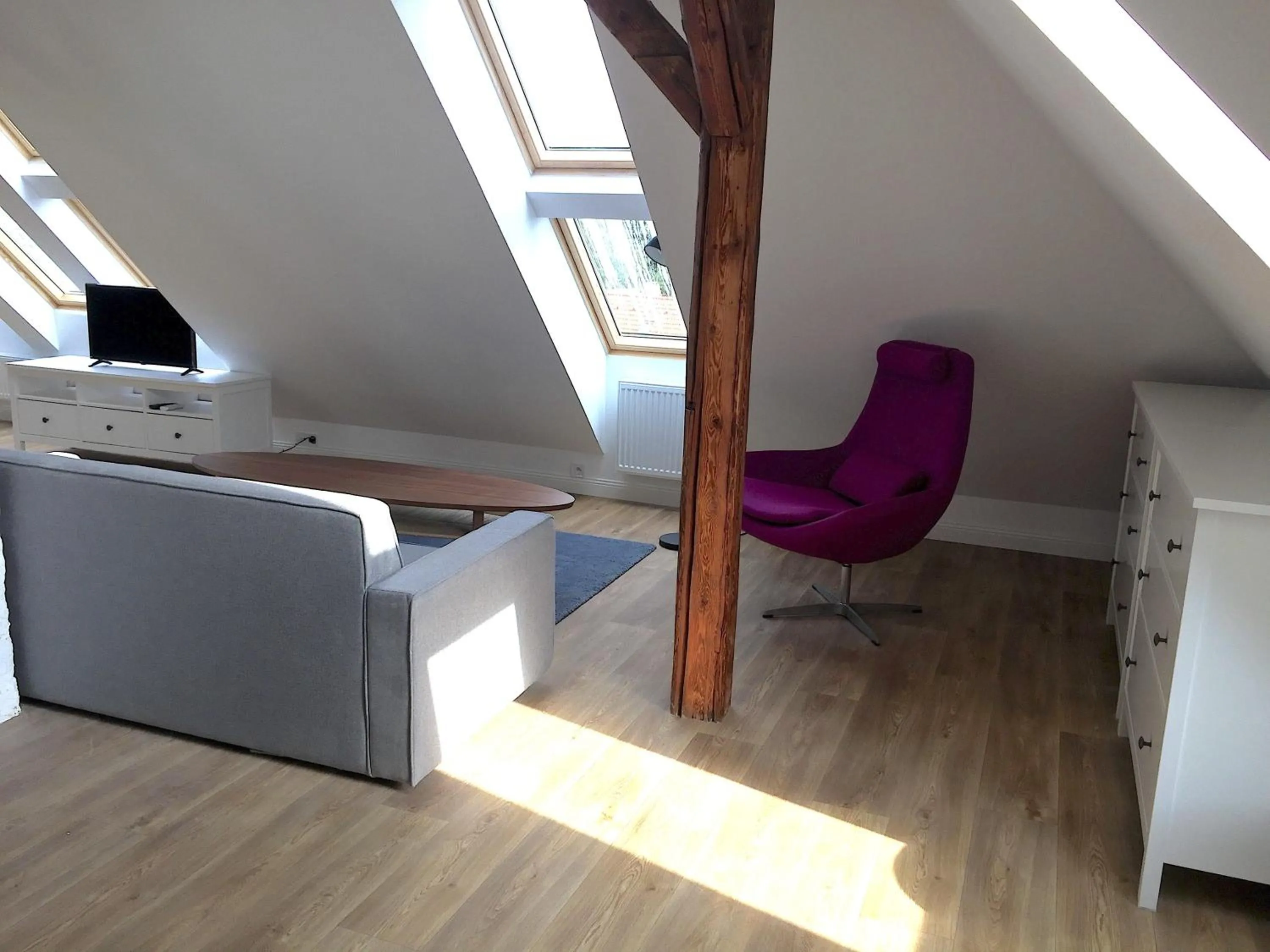 Living room in Pytloun Flat Hotel