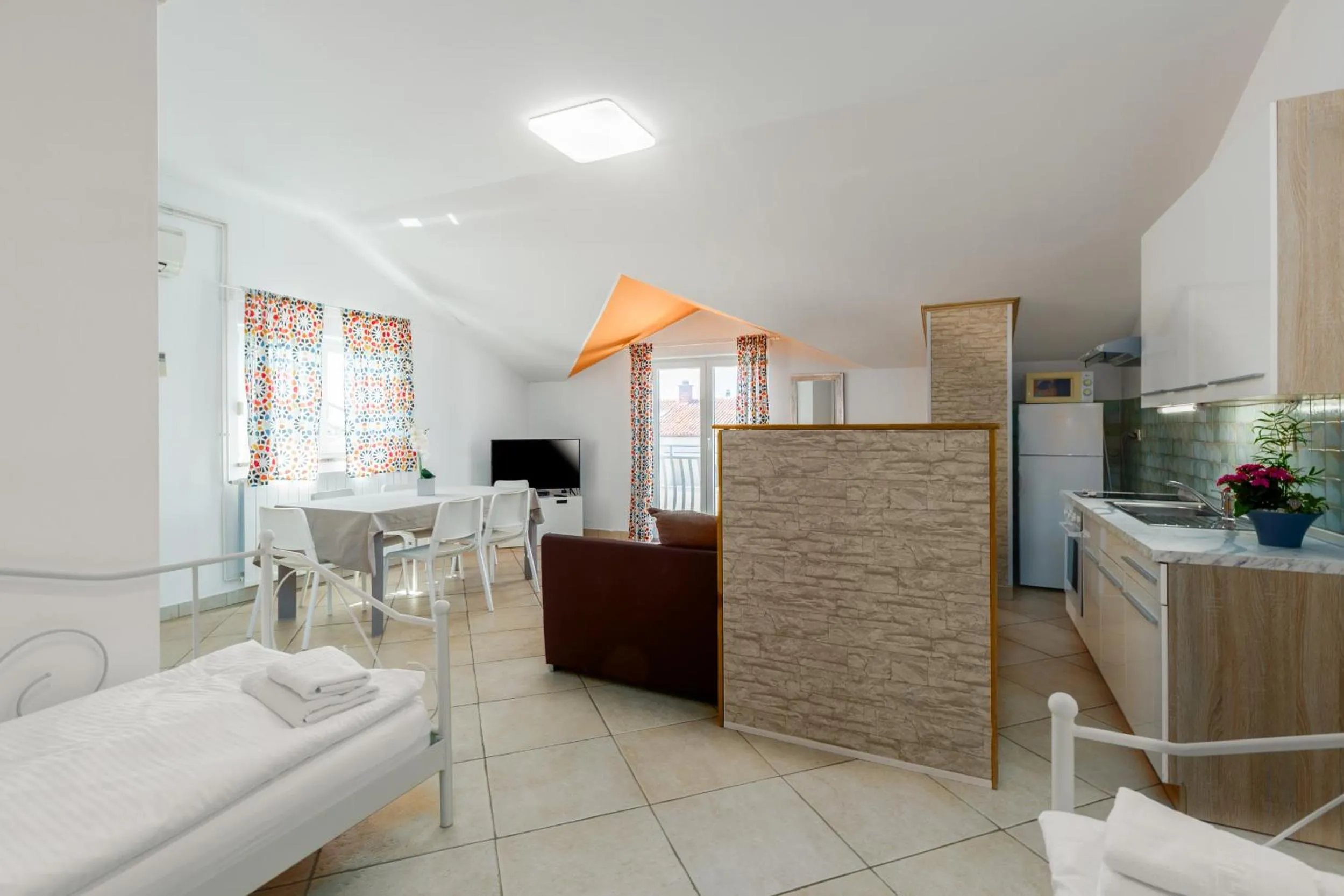 Bed in Trbović Apartments Peaceful stay with Free Parking, Pet-Friendly, and Bike Storage in Umag