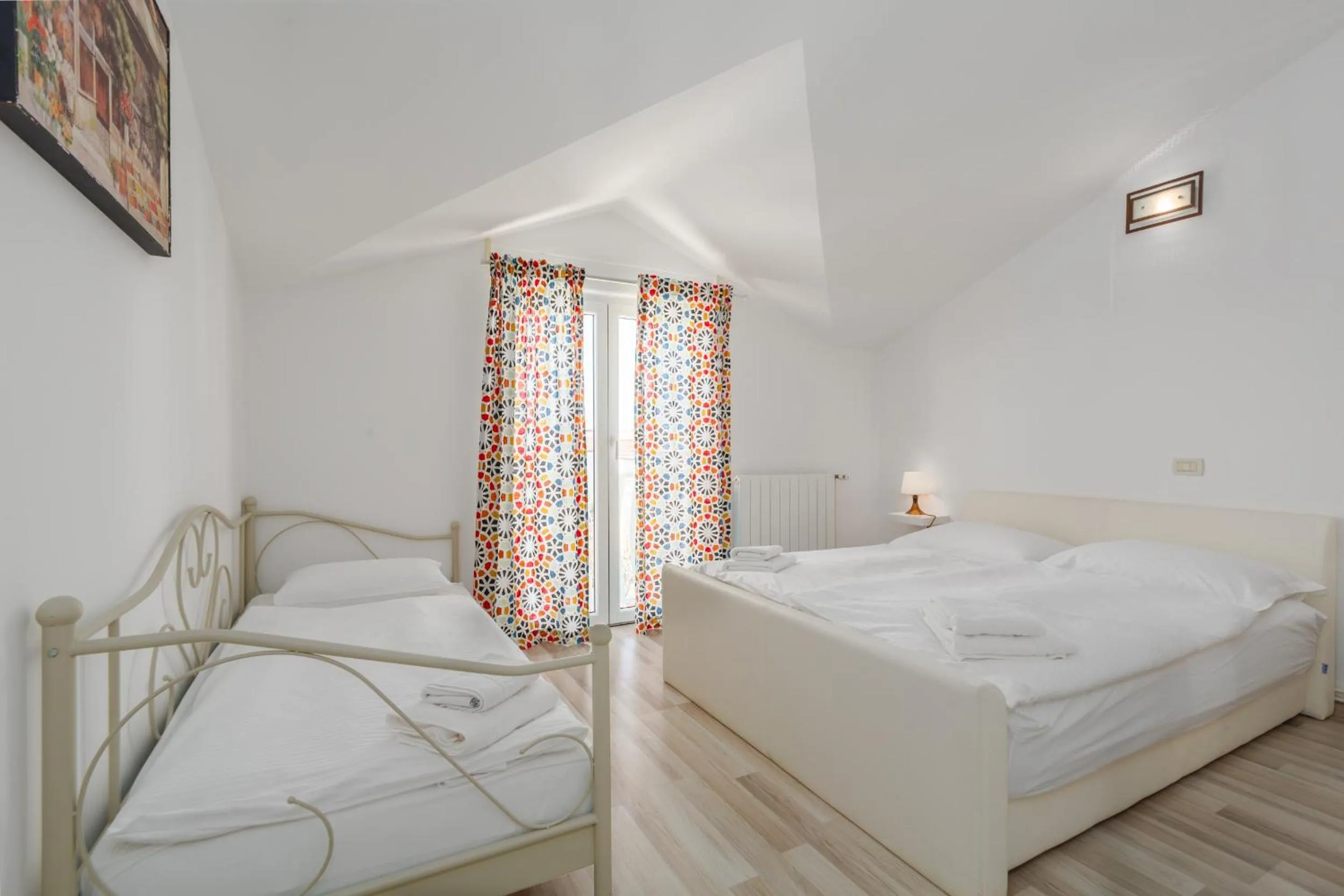 Bed in Trbović Apartments Peaceful stay with Free Parking, Pet-Friendly, and Bike Storage in Umag