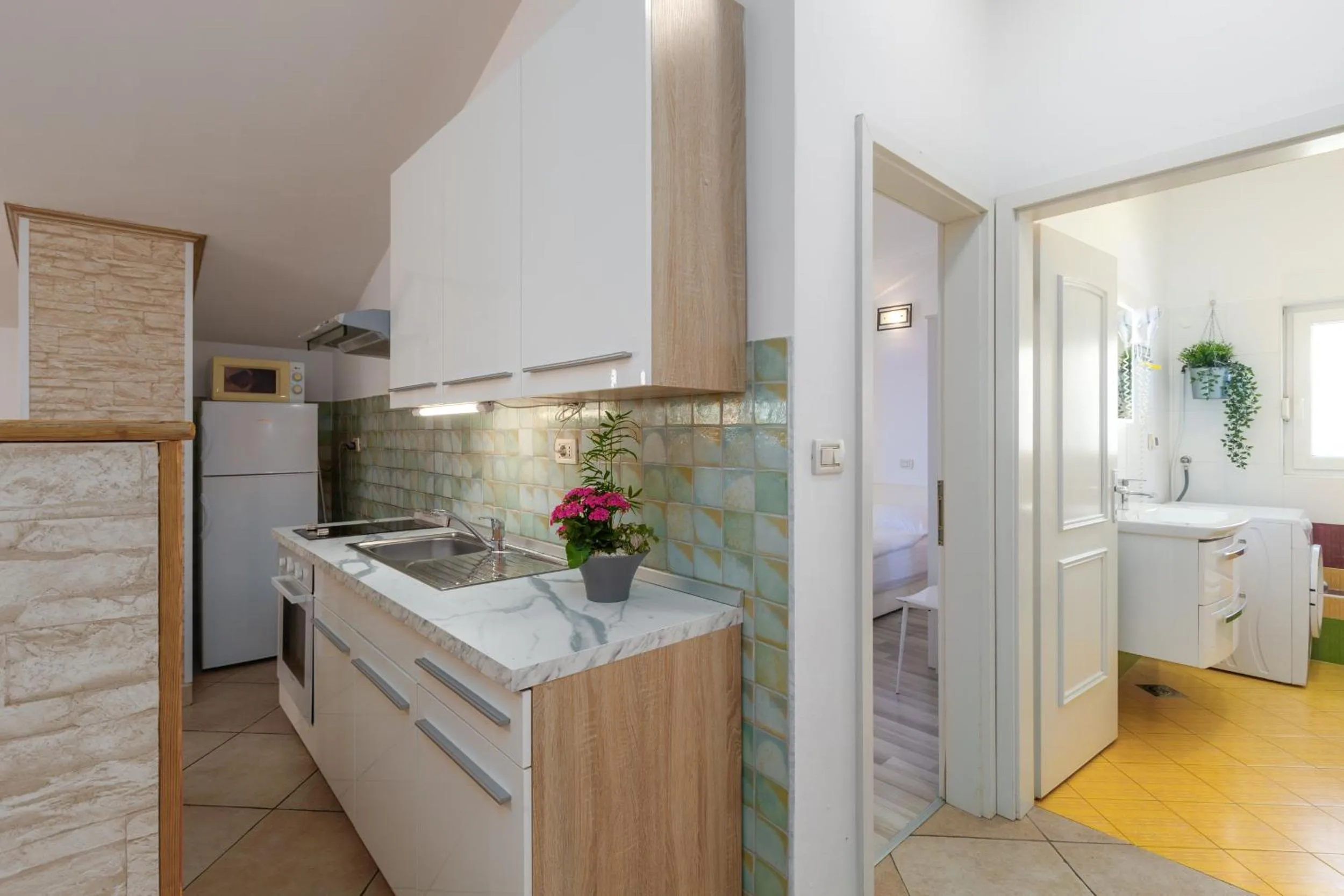 Bathroom in Trbović Apartments Peaceful stay with Free Parking, Pet-Friendly, and Bike Storage in Umag