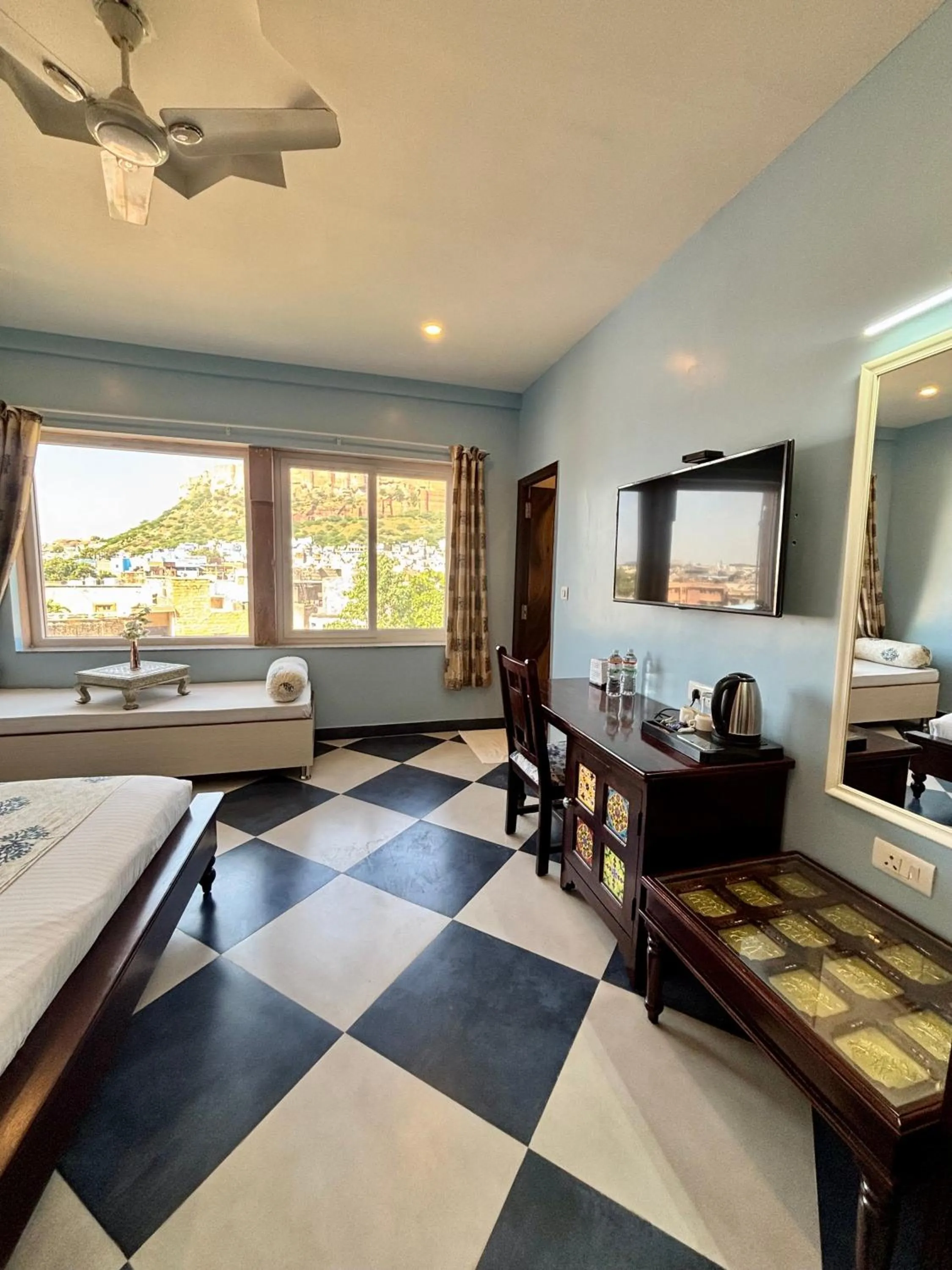 Bedroom, Bed in Kankariya Heritage