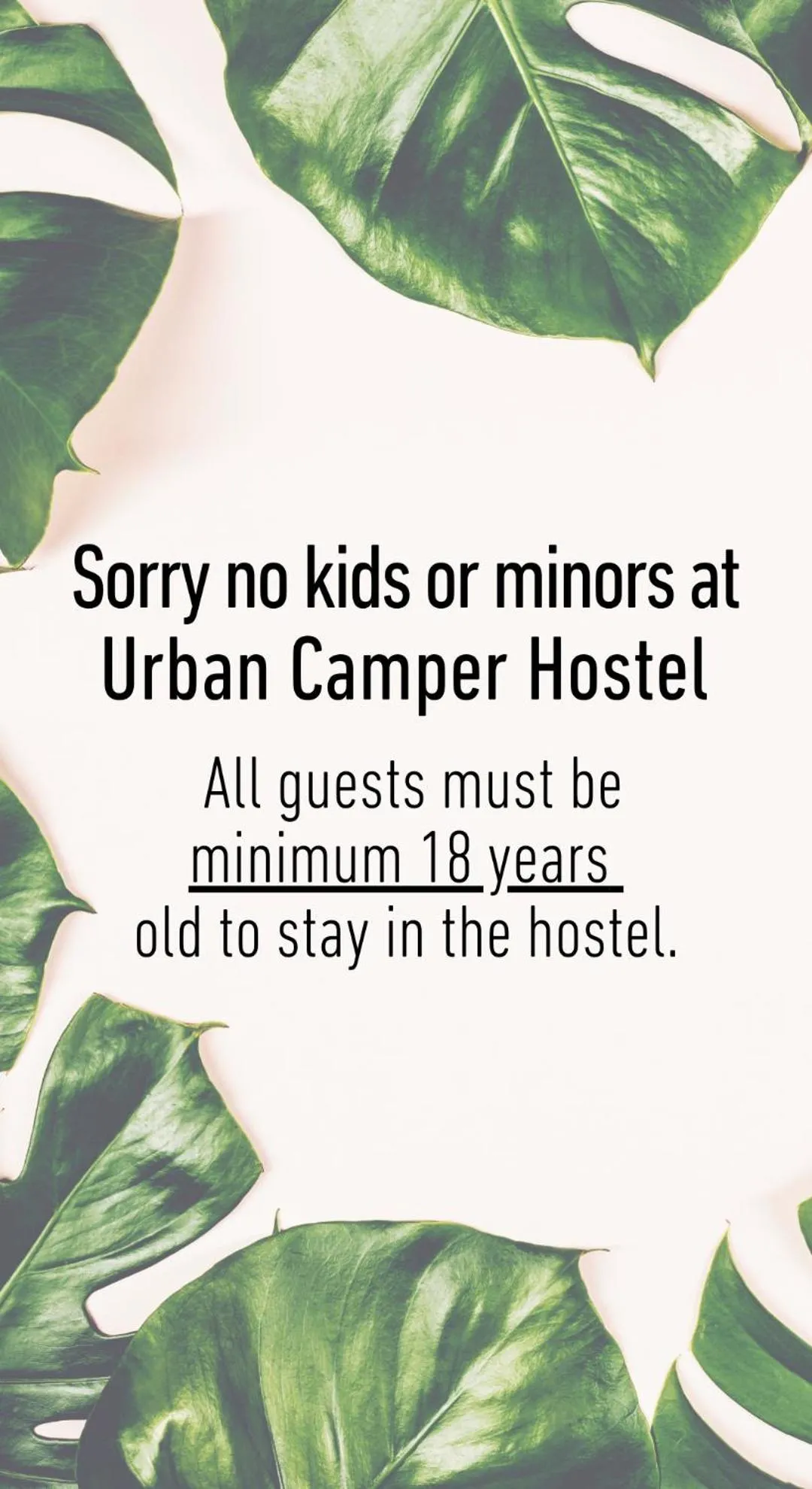 acessibility in Urban Camper Hostel & Bar