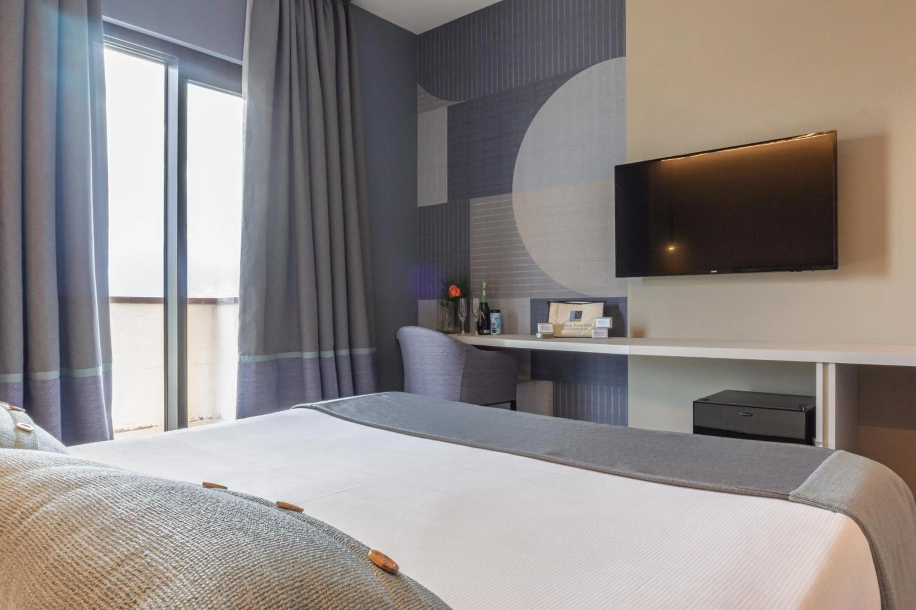 Bed in Hotel Fontana Olente