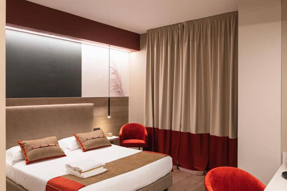 Bed in Hotel Fontana Olente