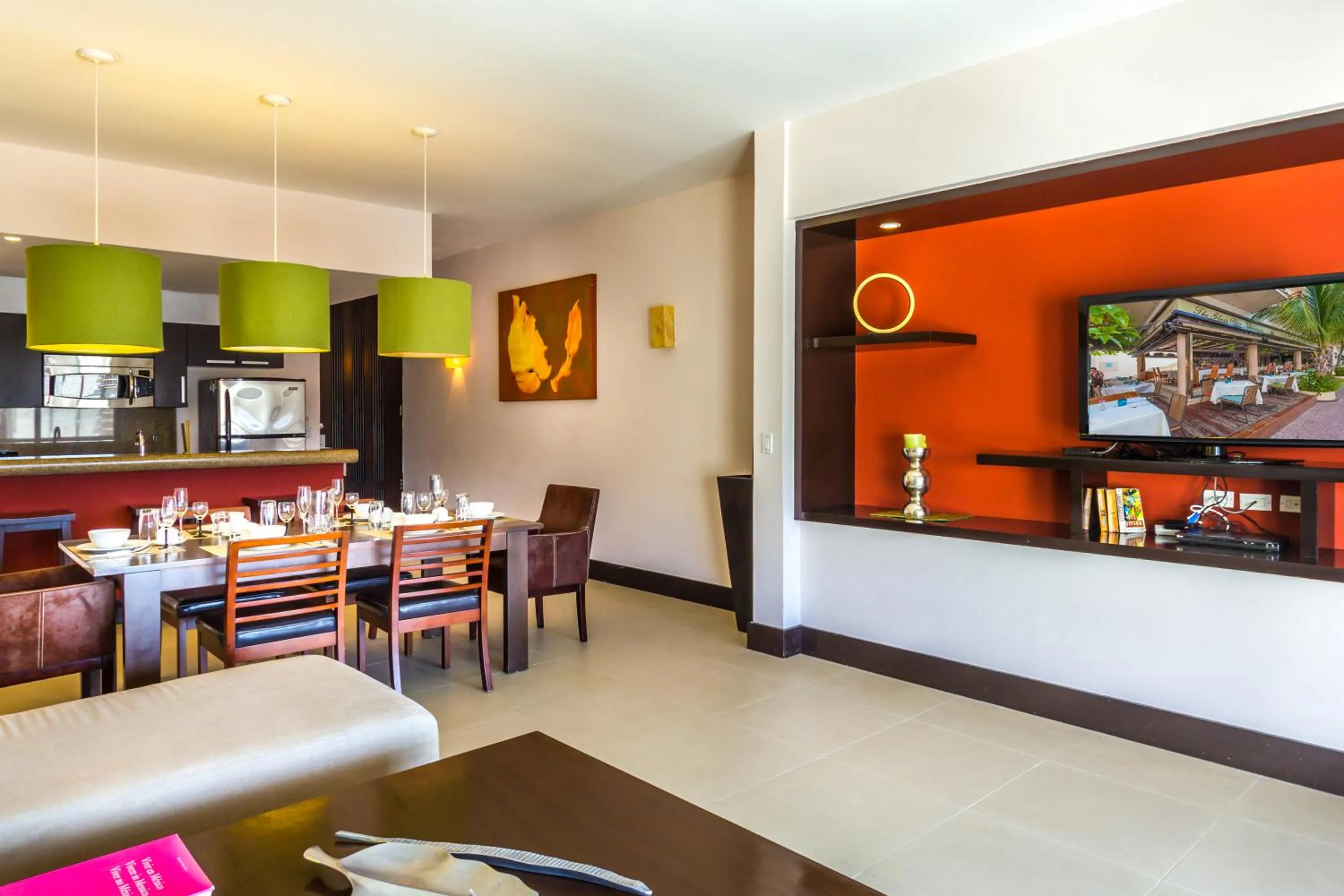 Living room in Aldea Beachside Condo by BVR