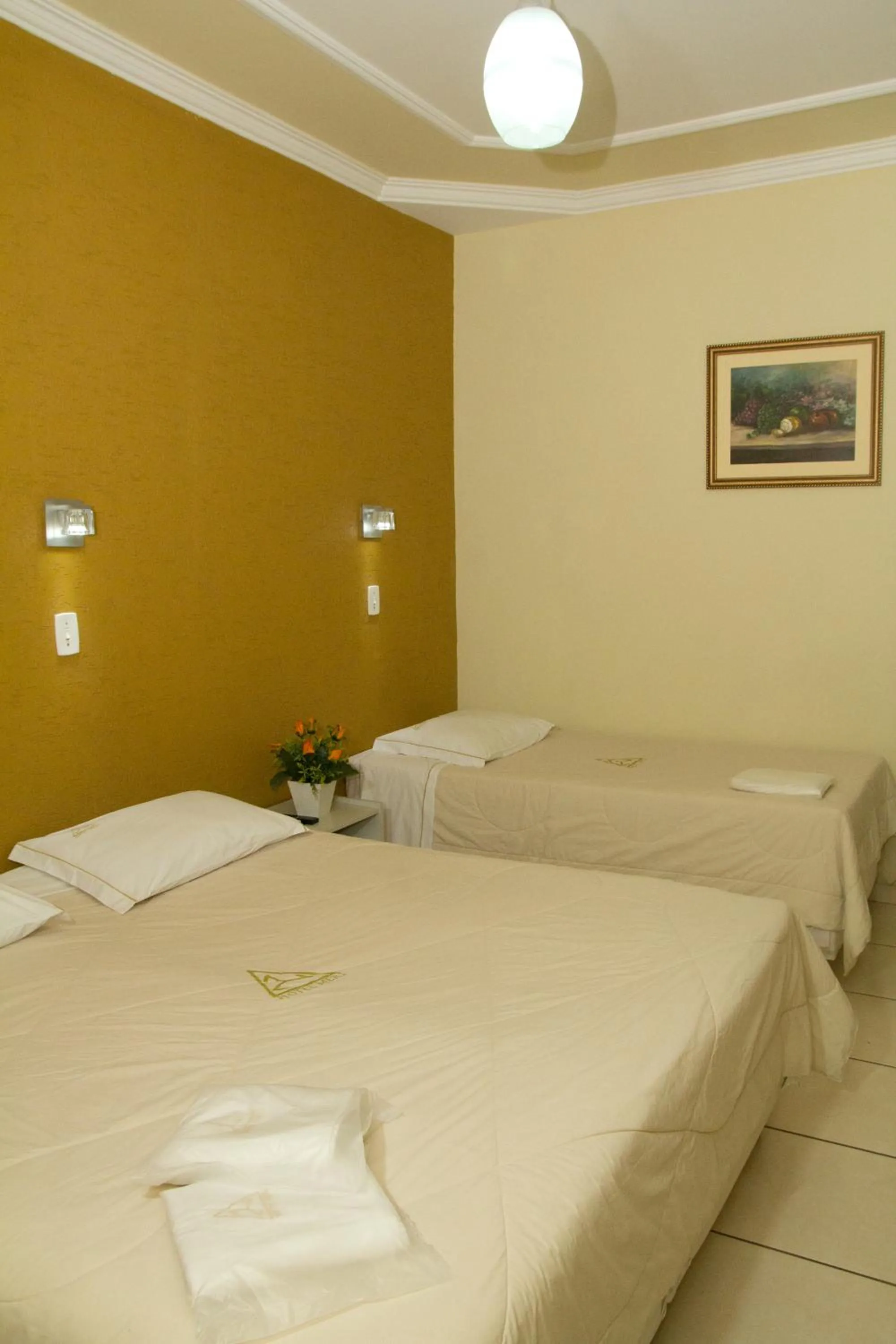 Bed in Hotel Meri Conselheiro Lafaiete