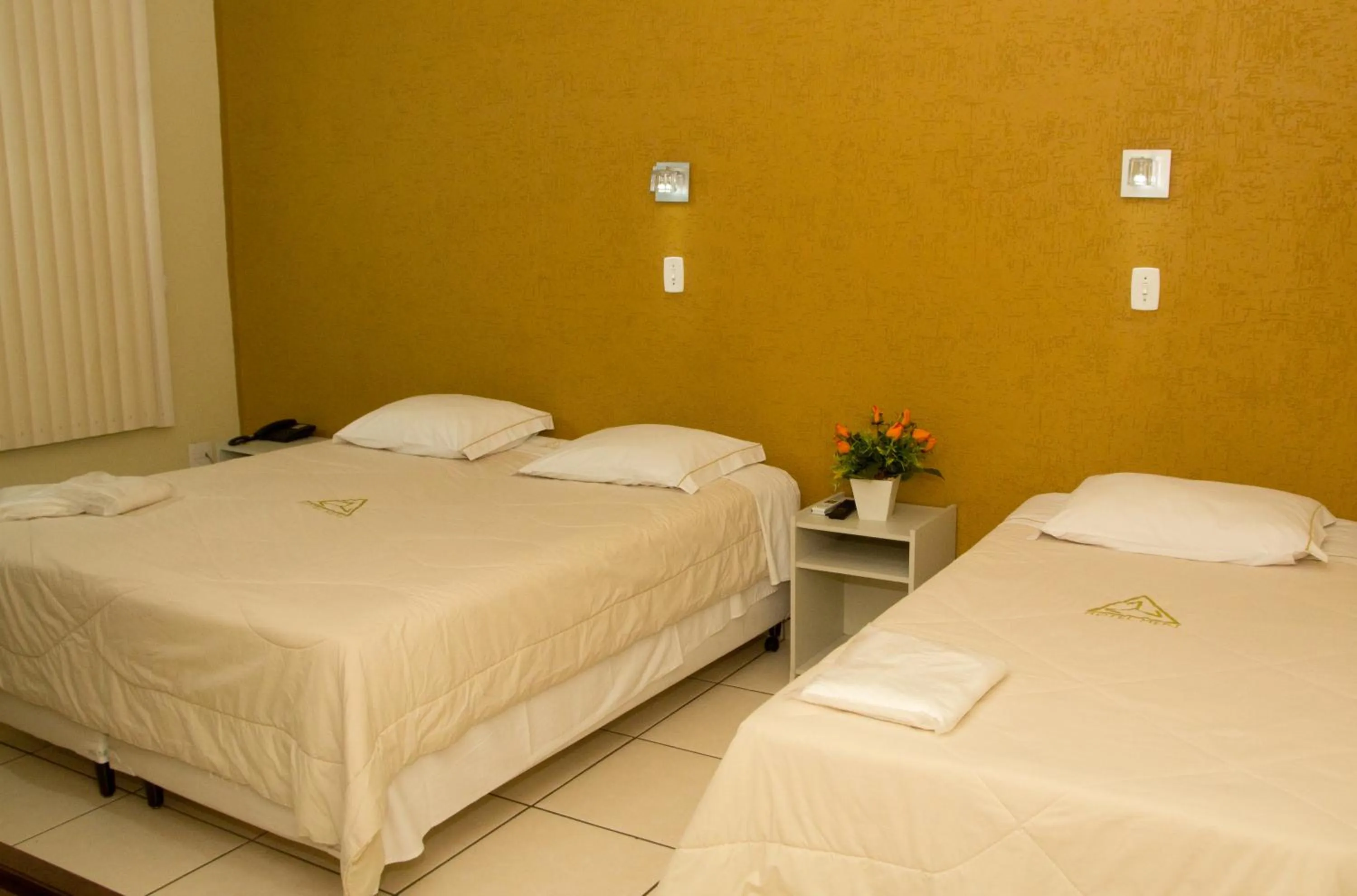 Bed in Hotel Meri Conselheiro Lafaiete