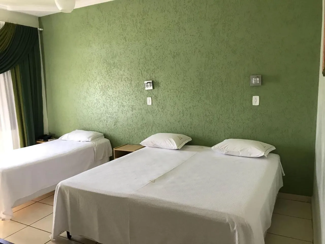 Bed in Hotel Meri Conselheiro Lafaiete