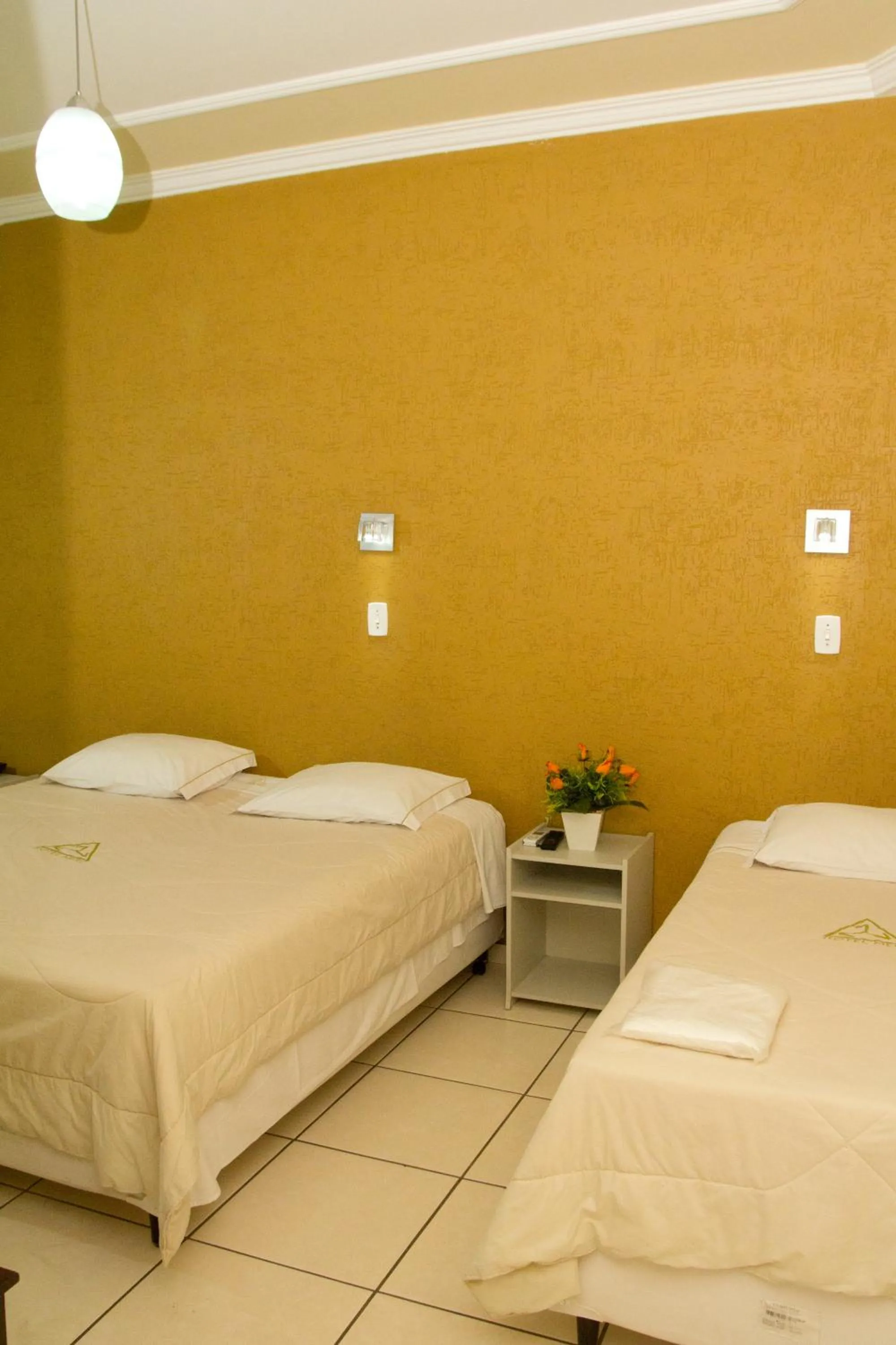 Bed in Hotel Meri Conselheiro Lafaiete