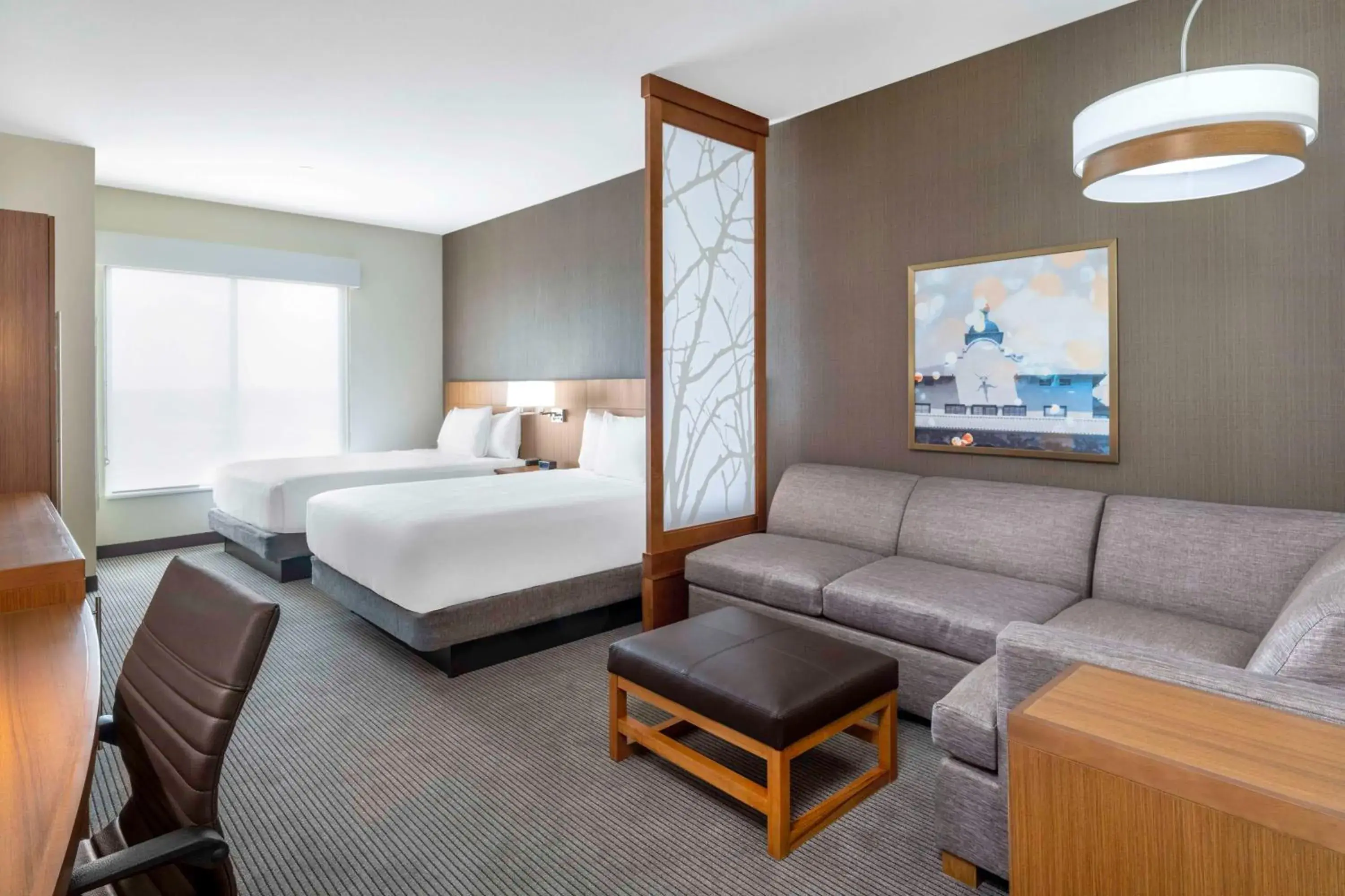 Queen Room with Two Queen Beds and Sofa Bed - High Floor in Hyatt Place Fort Worth-Alliance Town Center Queen Room with Two Queen Beds and Sofa Bed - High Floor in Hyatt Place Fort Worth-Alliance Town Center