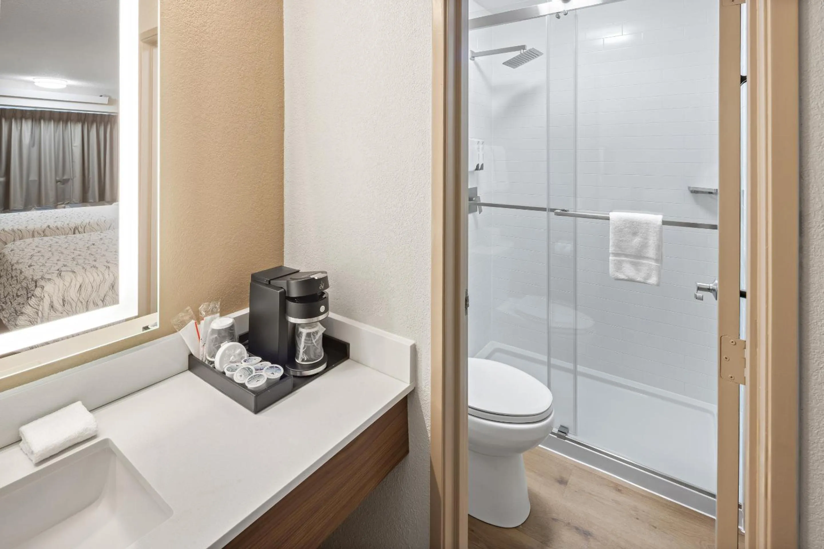 Bathroom in Red Roof Inn PLUS+ Columbus-Ohio State University OSU