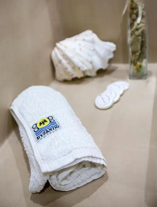 Bathroom in Byzantio Beach Suites & Wellness