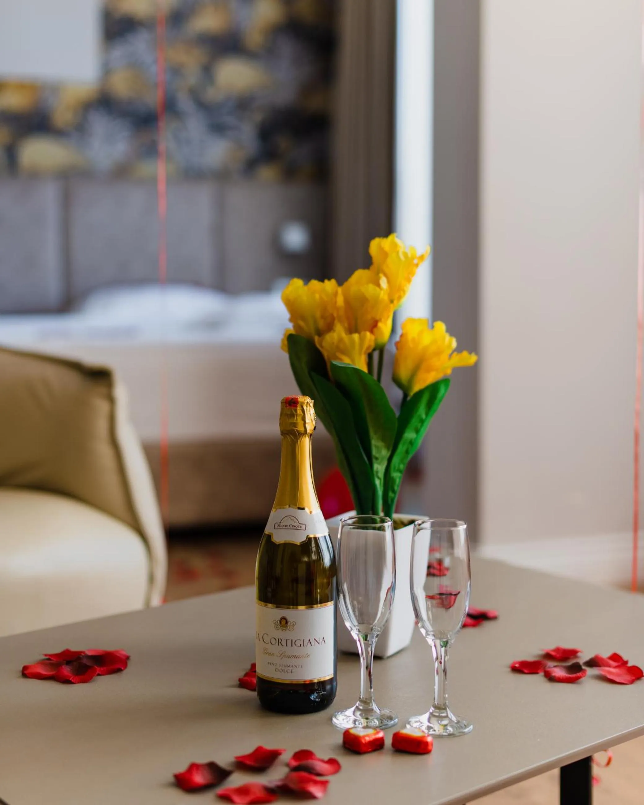 Bed in Marina Premium Hotel & Apartments