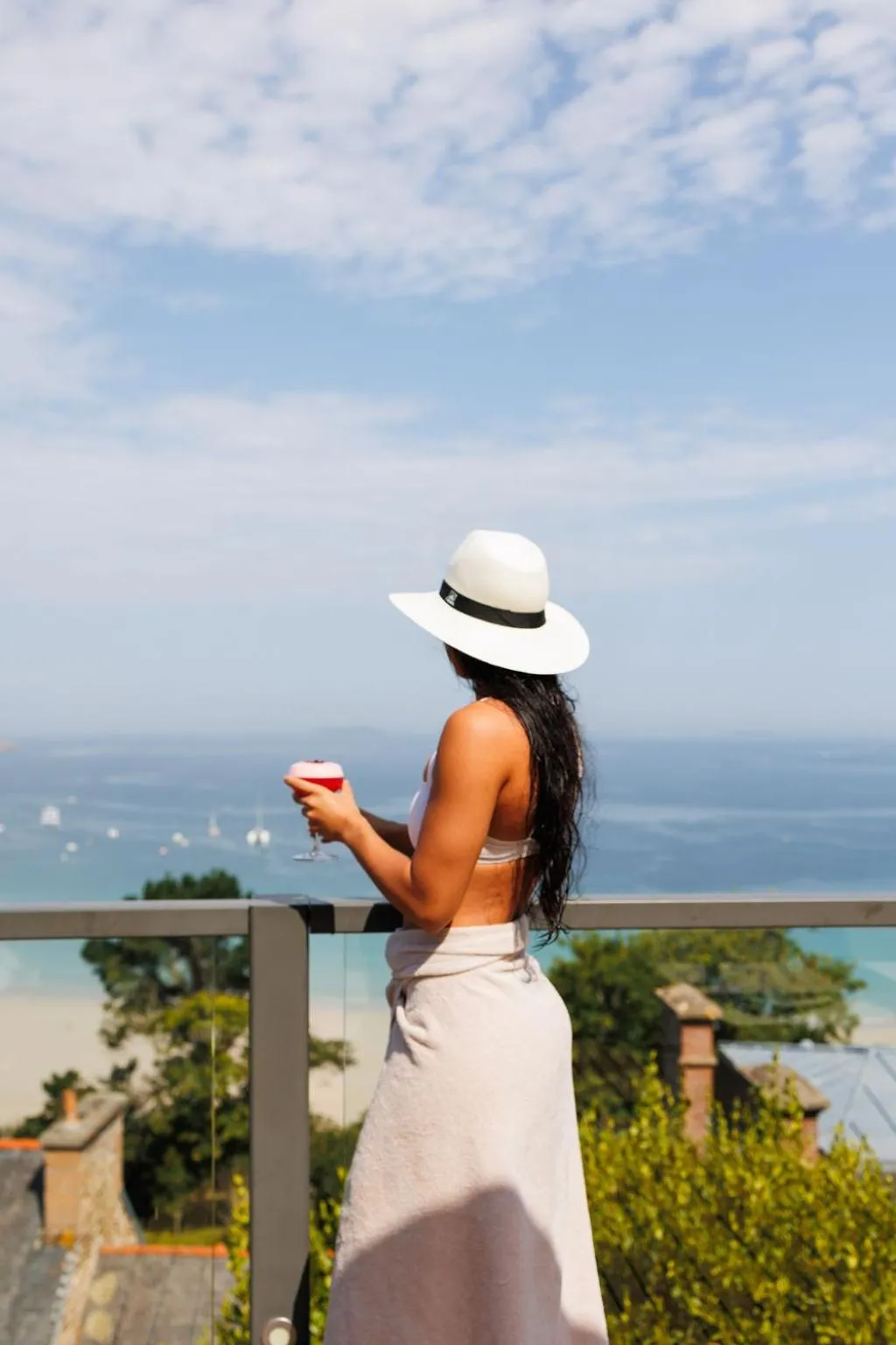 Patio in L'Agapa Hôtel - Spa Codage