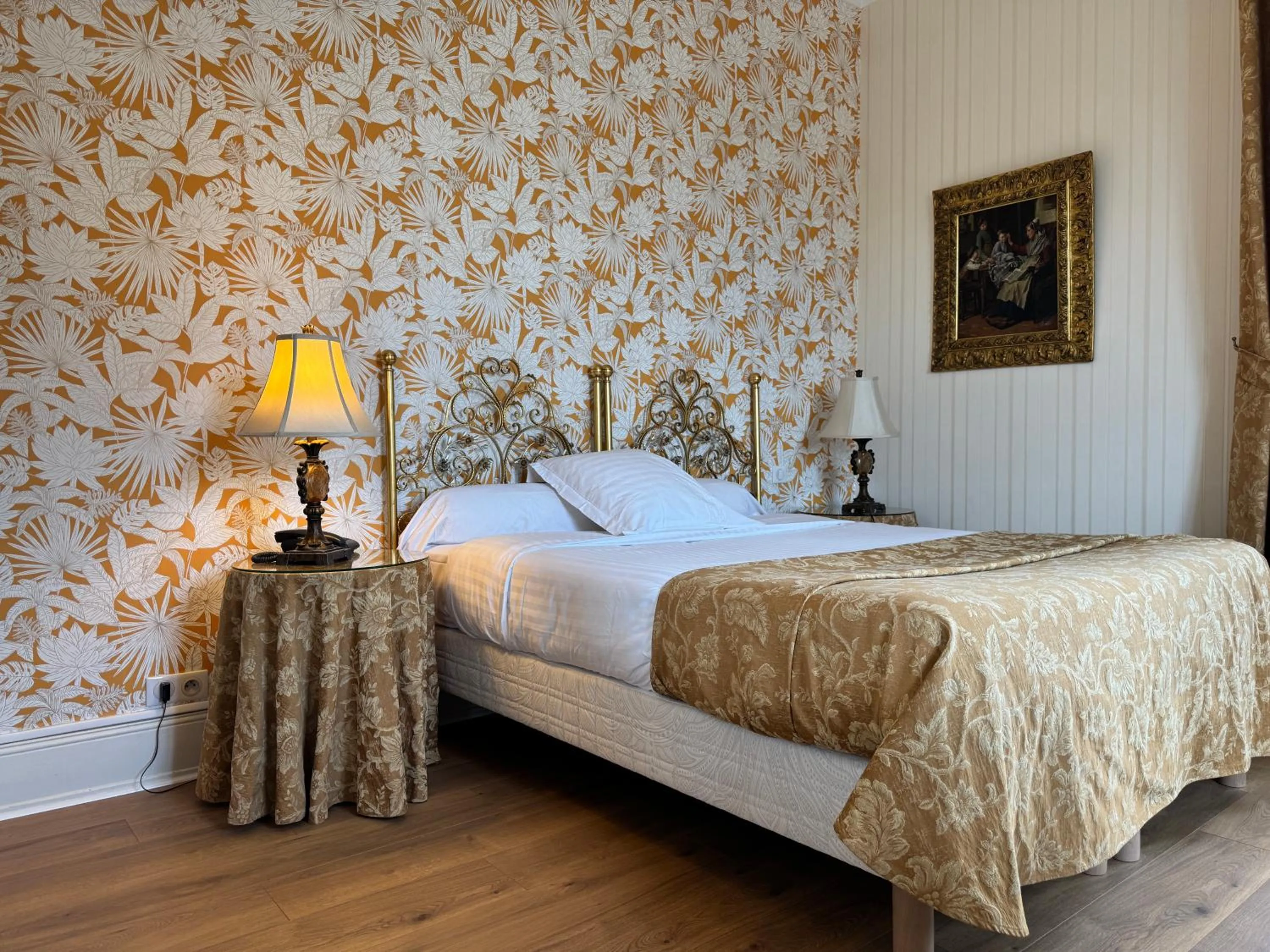 Bed in Hotel Restaurant Du Parc