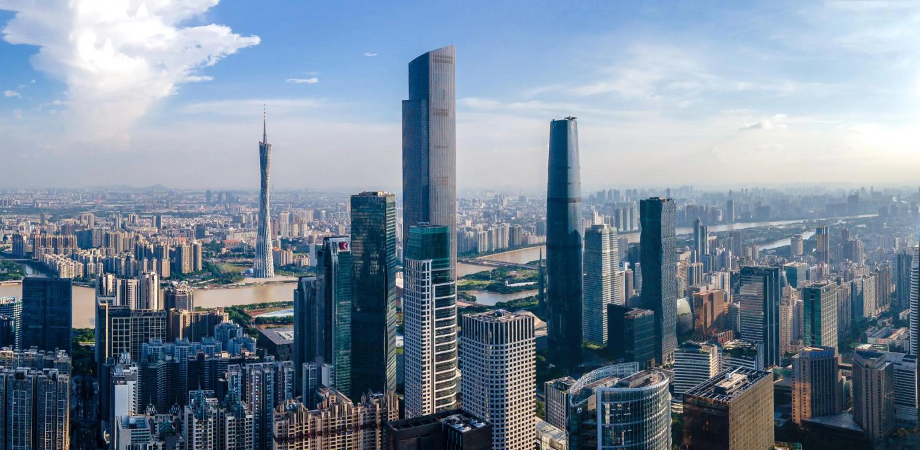 City view in WAIFIDEN Guangzhou Grand View Golden Palace Apartment