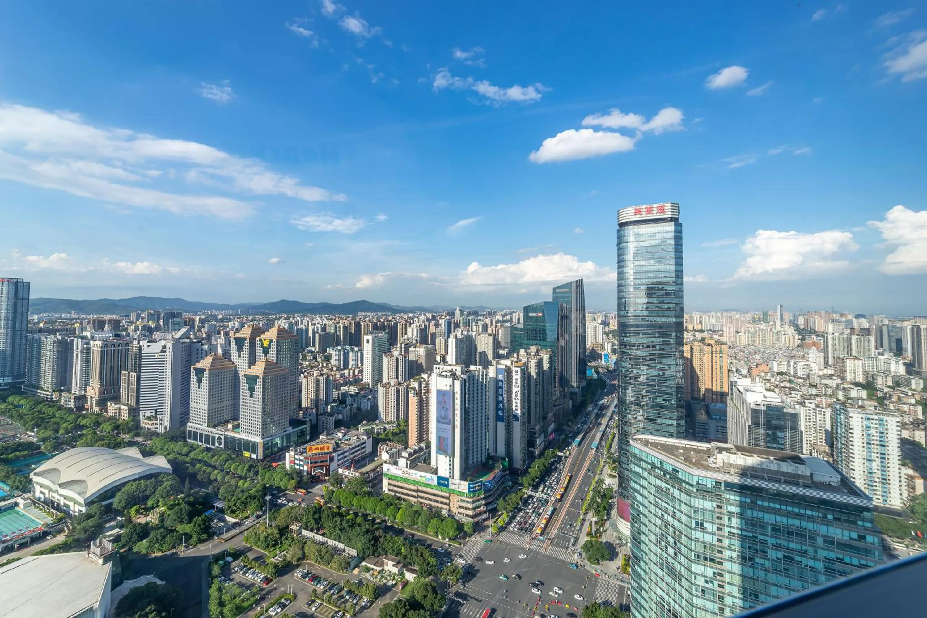 City view in WAIFIDEN Guangzhou Grand View Golden Palace Apartment