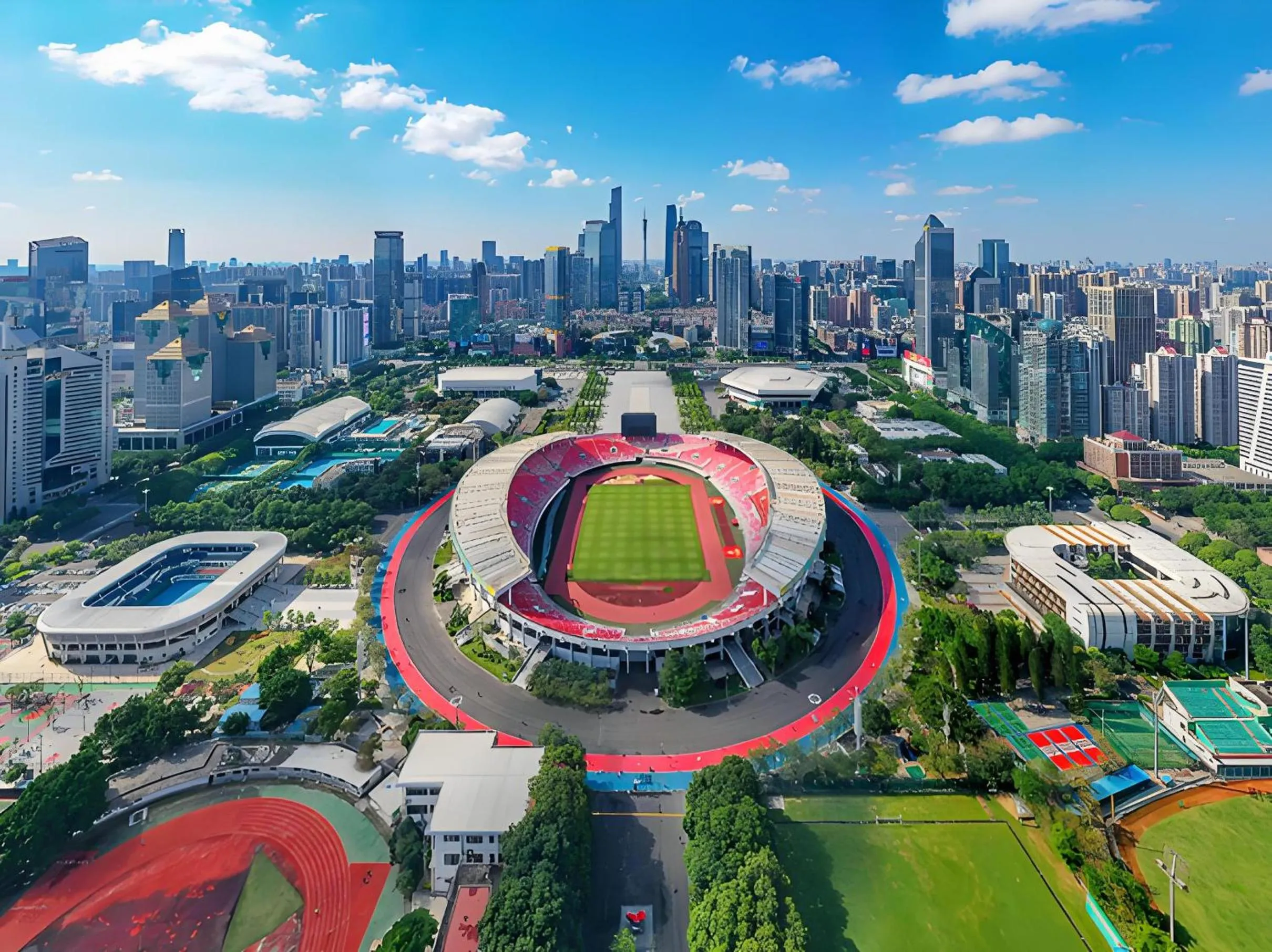 Sports in WAIFIDEN Guangzhou Grand View Golden Palace Apartment