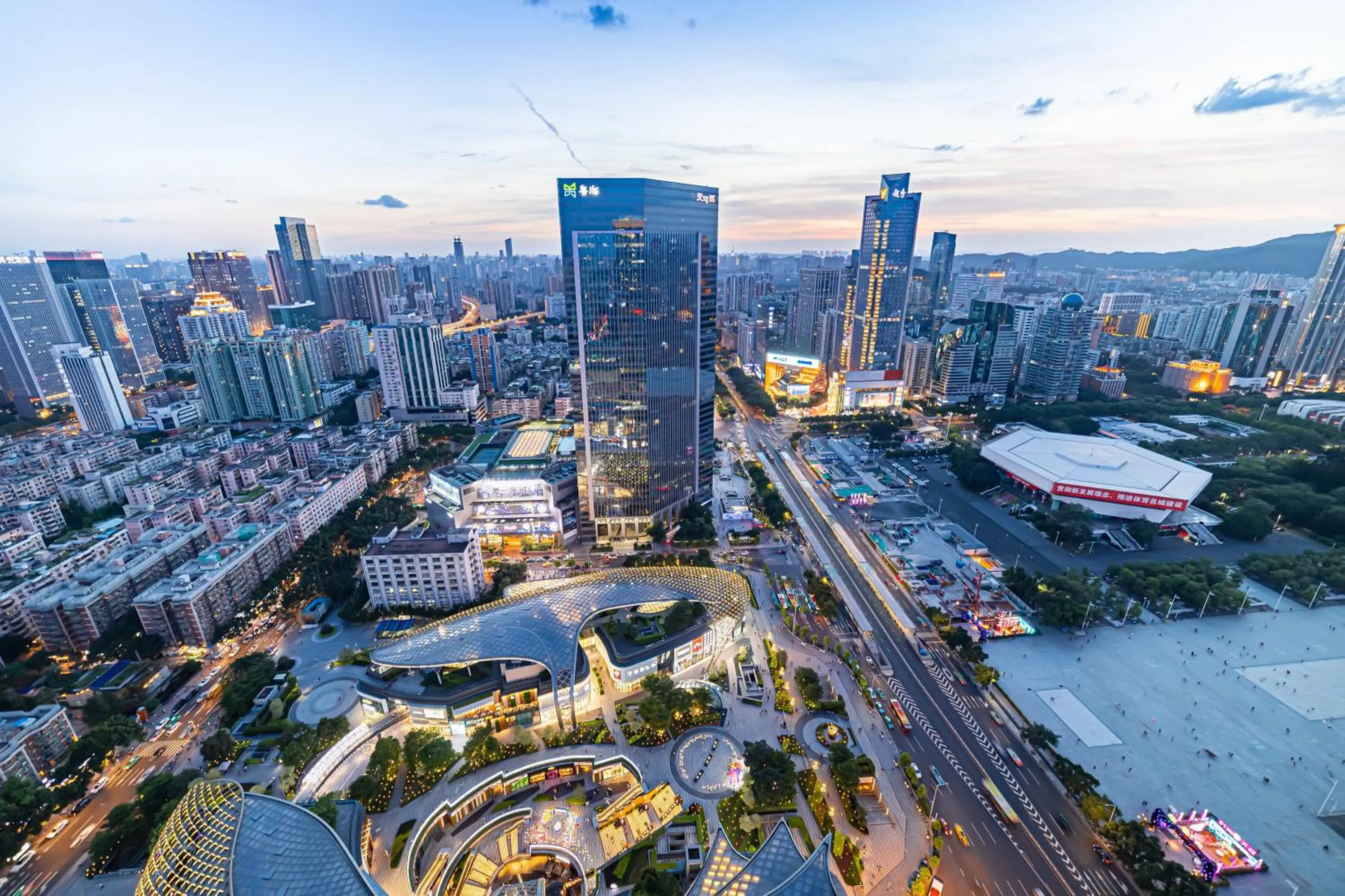 City view in WAIFIDEN Guangzhou Grand View Golden Palace Apartment