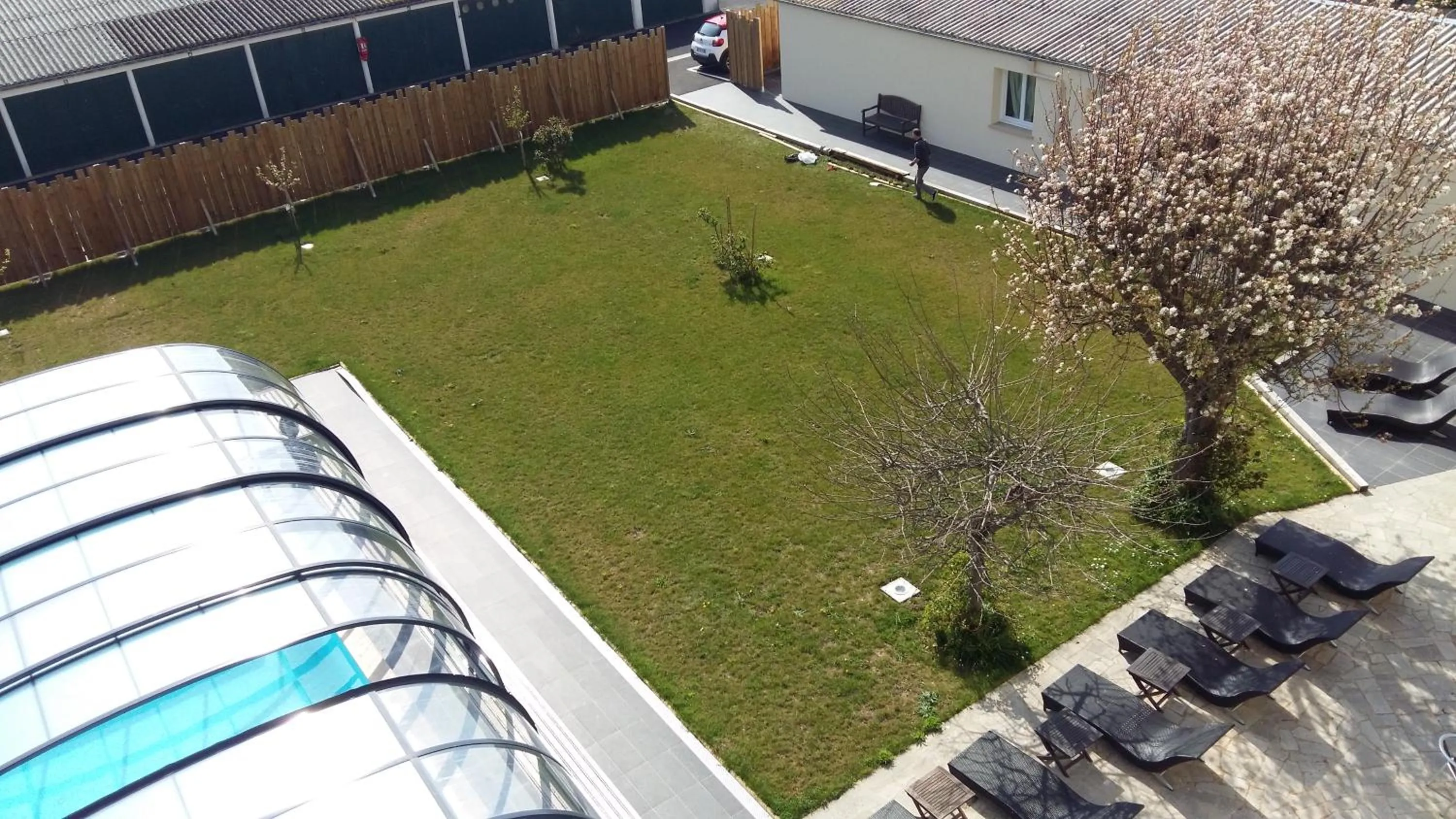 Garden in Hotel des Thermes et du Casino