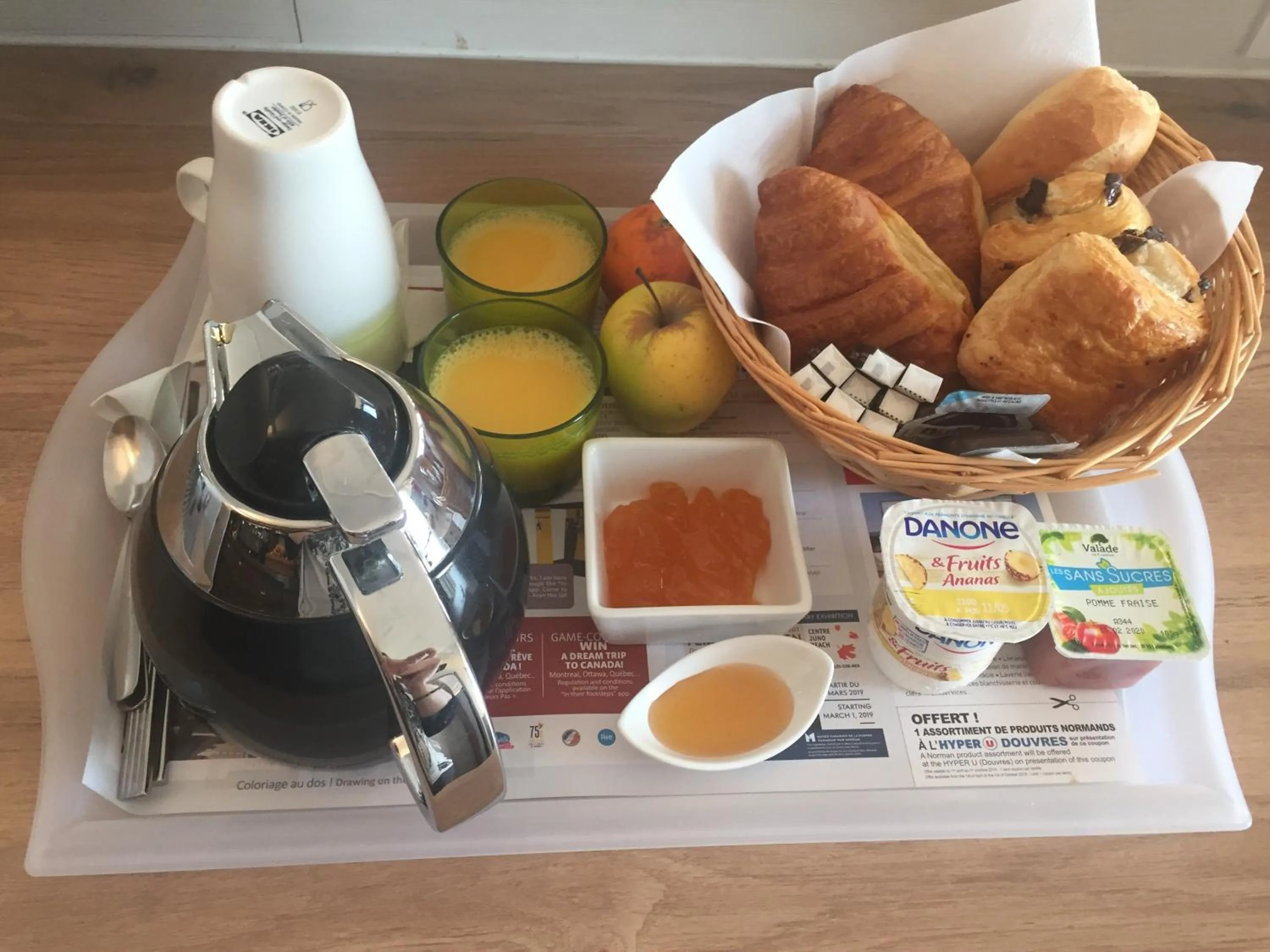 Food and drinks in Hotel des Thermes et du Casino