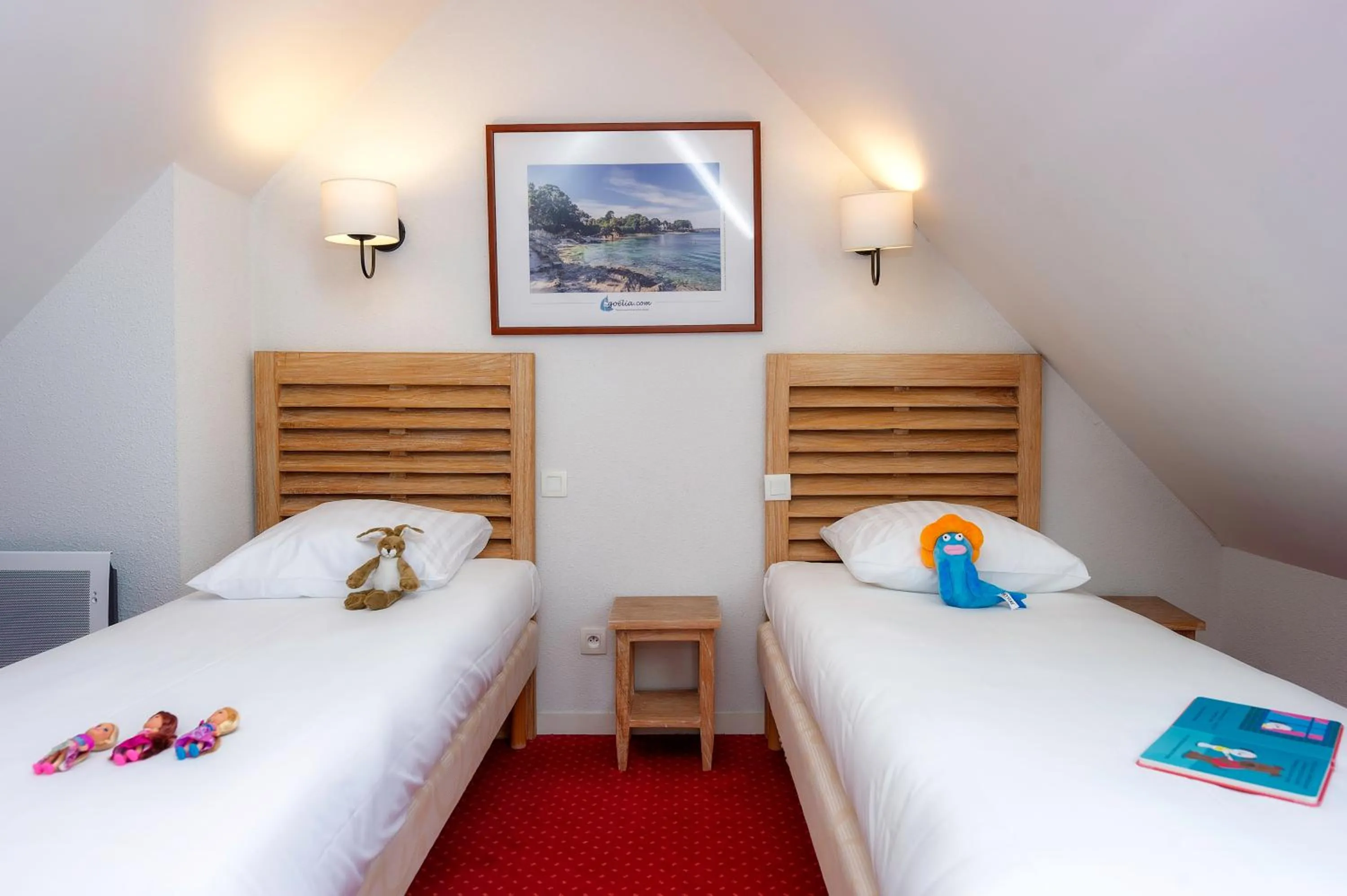 Bedroom, Bed in Résidence Goélia Le Domaine des Glénan