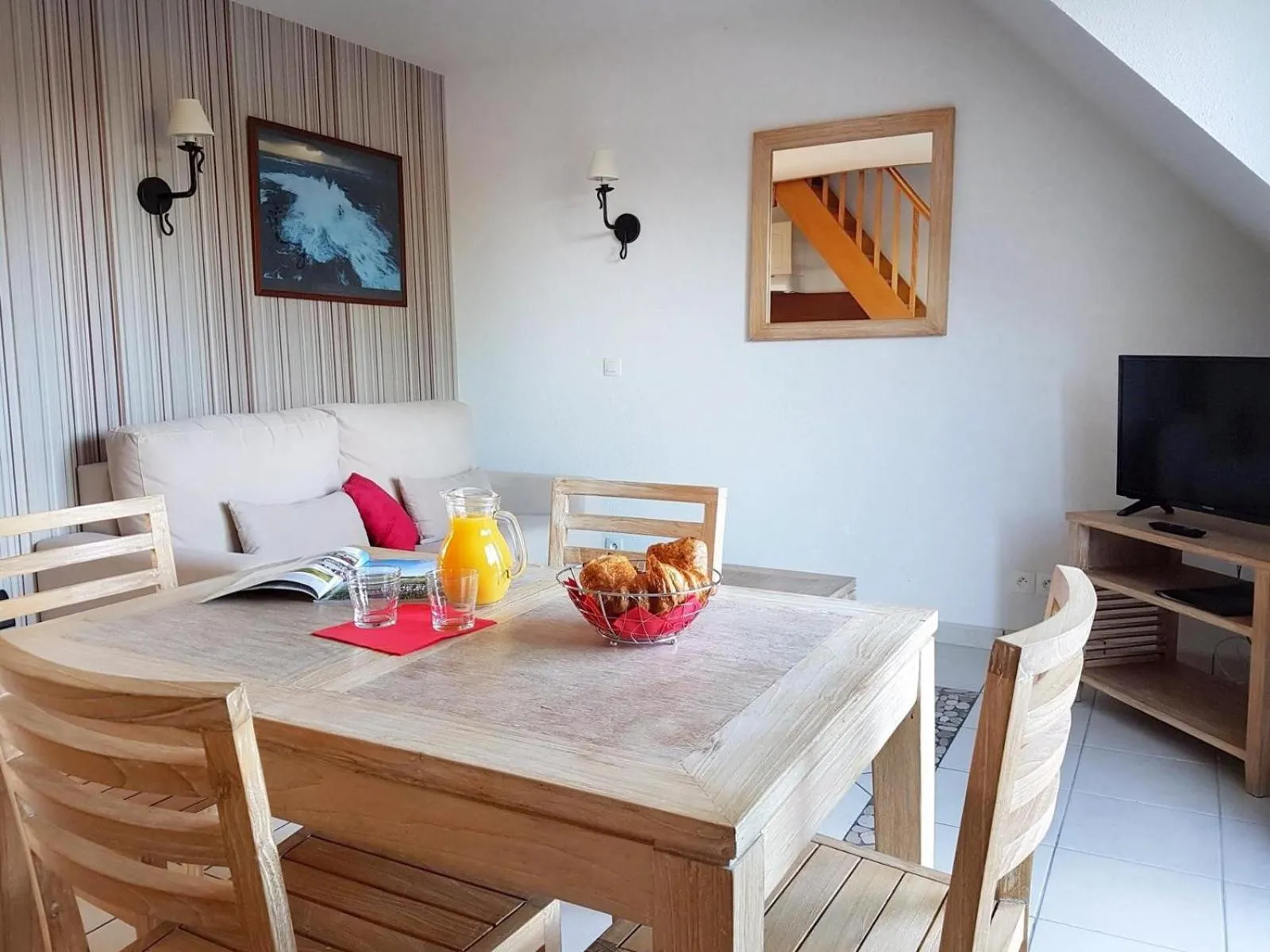 Living room in Résidence Goélia Le Domaine des Glénan